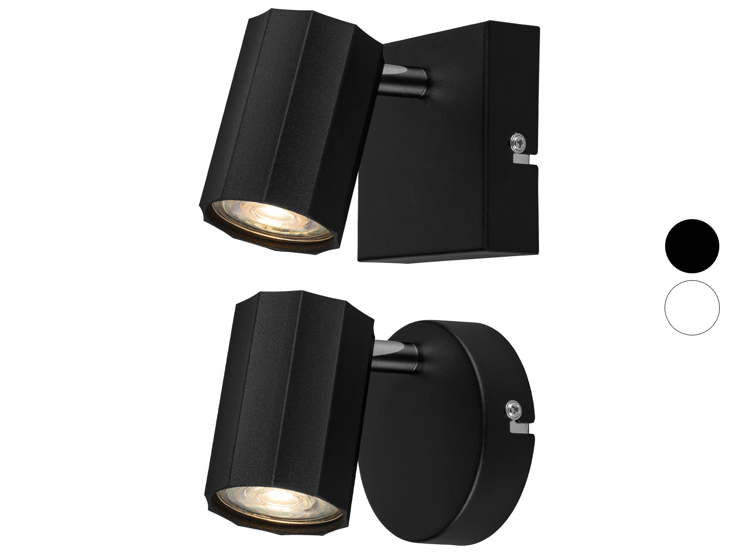 LIVARNO HOME Lampa ścienno-sufitowa z regulowanym reflektorem