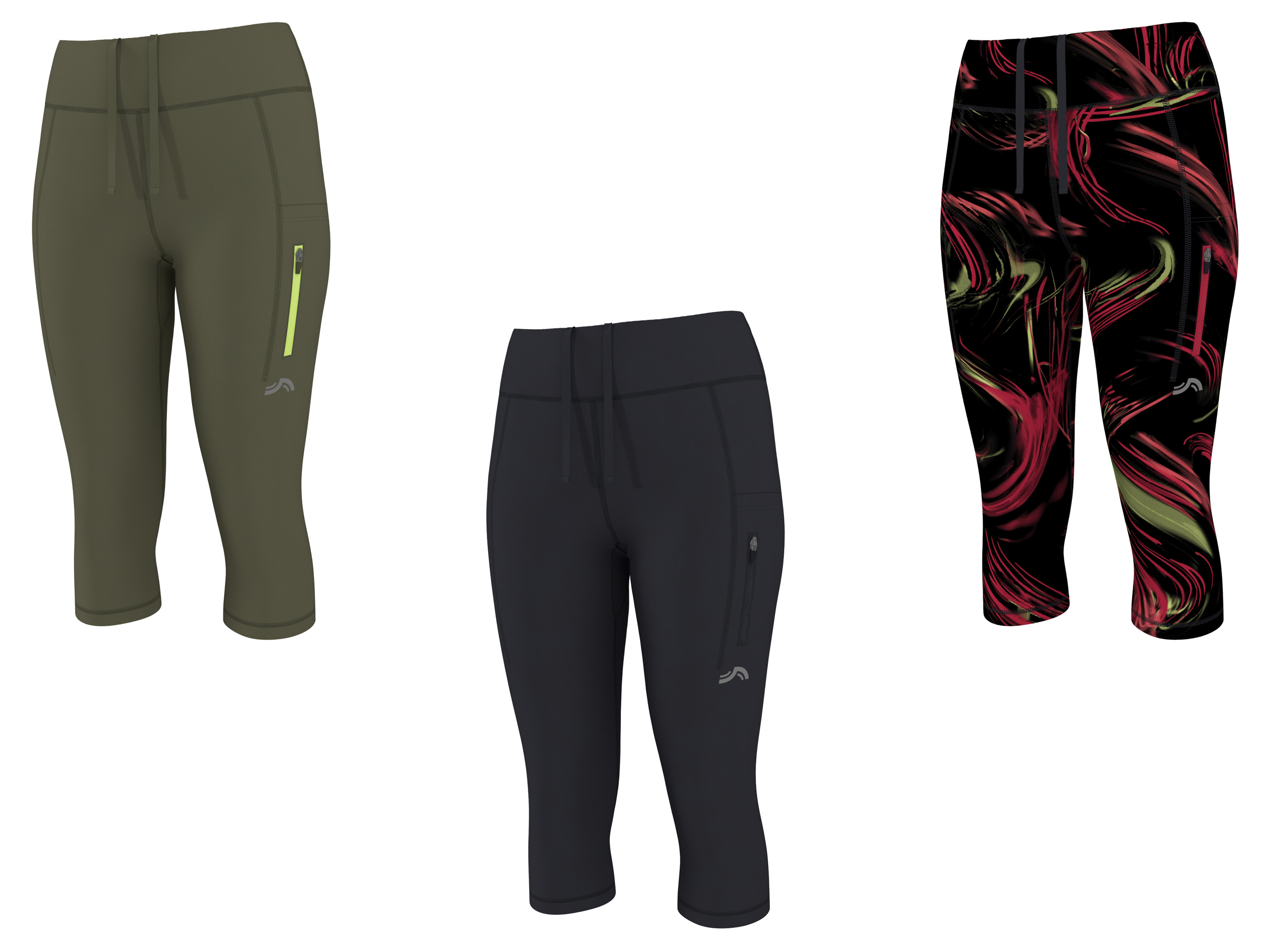 CRIVIT Legginsy funkcyjne damskie capri