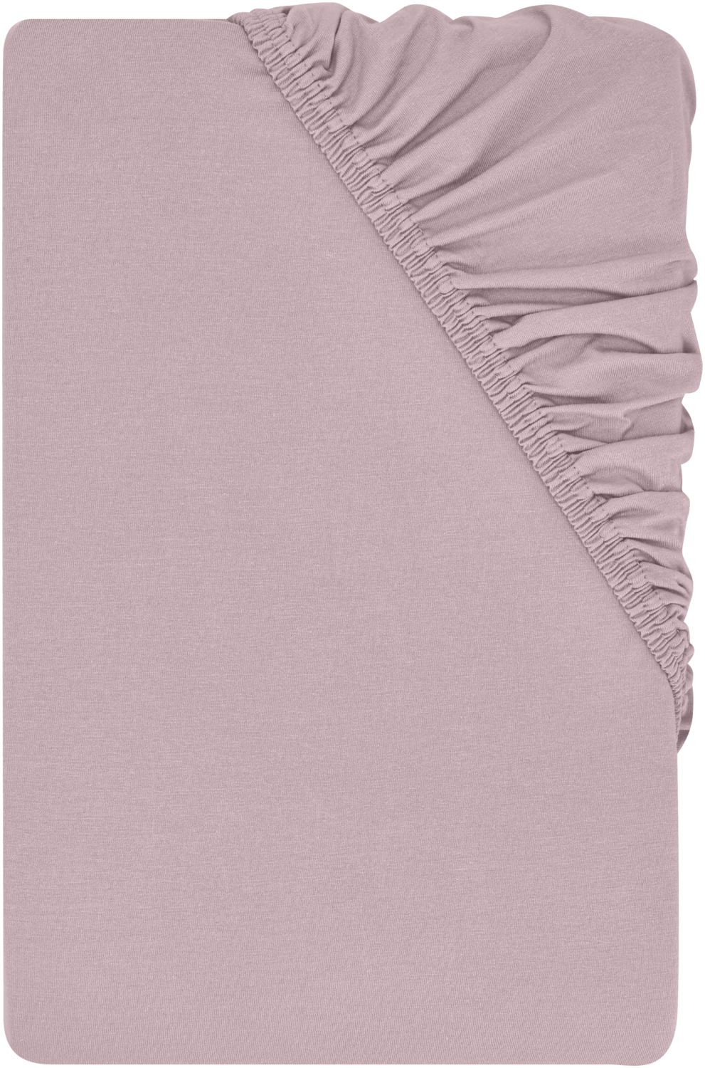 LIVARNO® Prześcieradło z dżerseju z gumką, 90-100 x 200 cm (zakurzony róż)