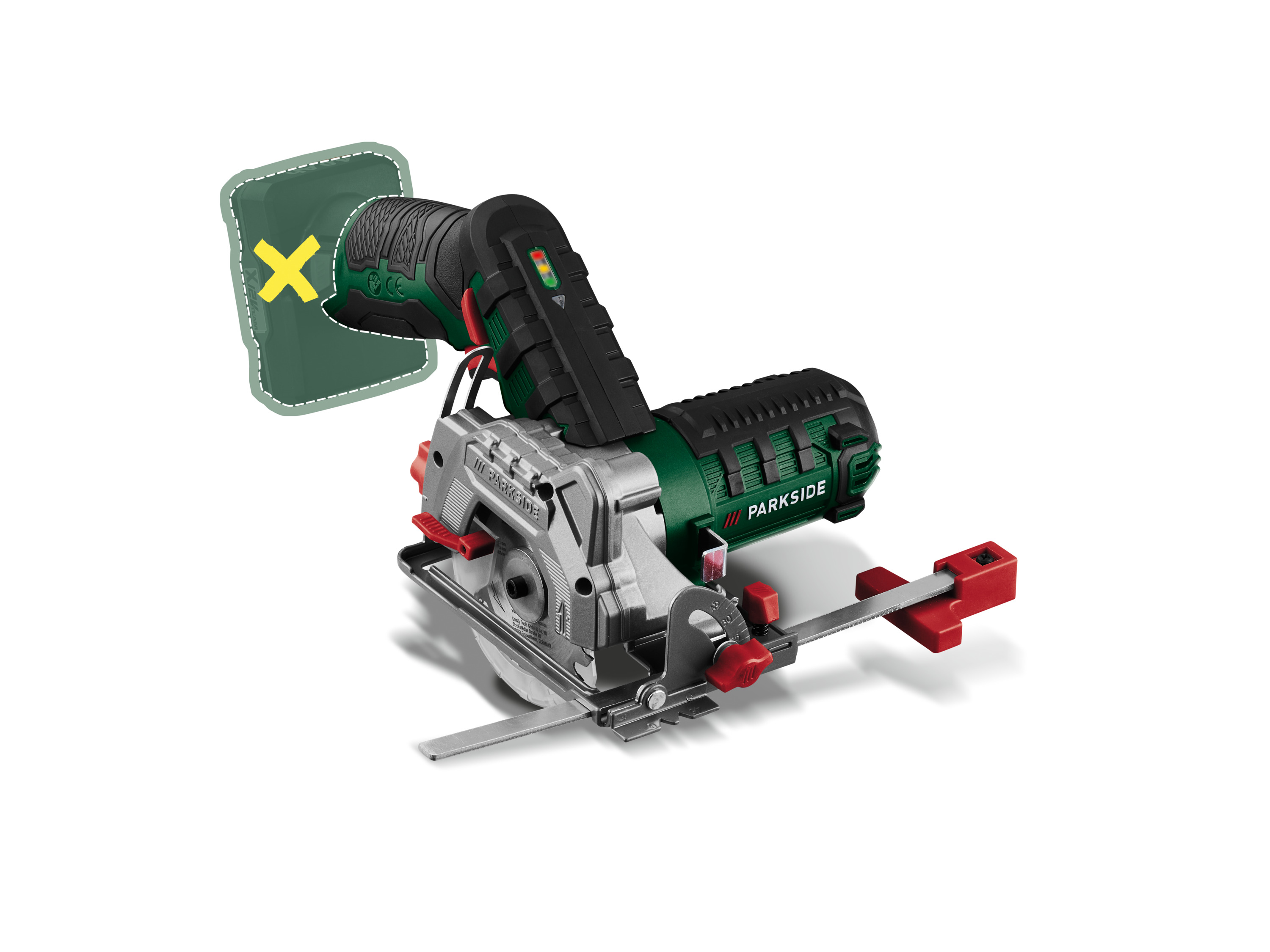 PARKSIDE® Akumulatorowa pilarka ręczna tarczowa 12 V, PHKSA 12 B3 (bez akumulatora i ładowarki)