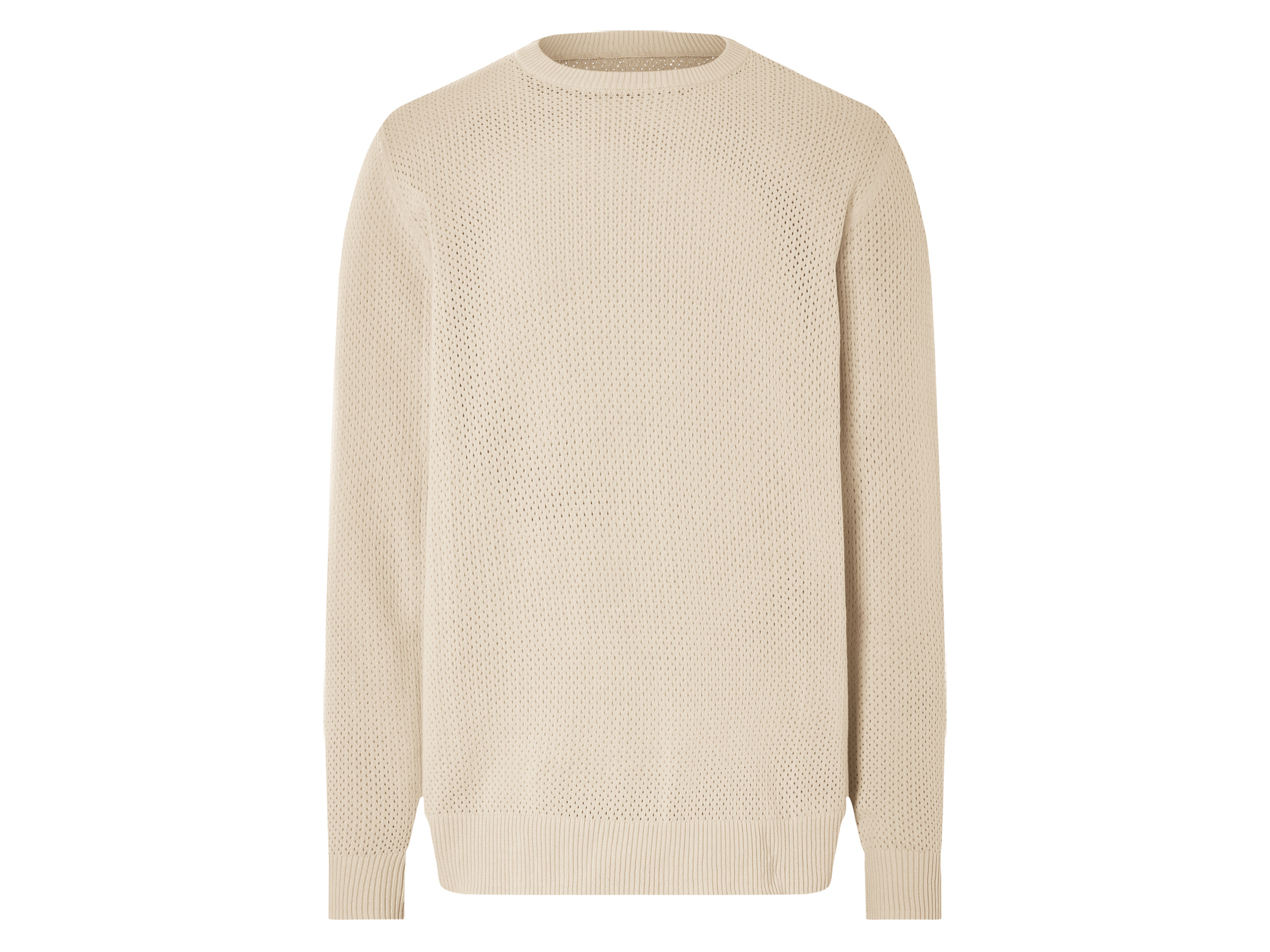 LIVERGY® Sweter dzianinowy męski z bawełny 