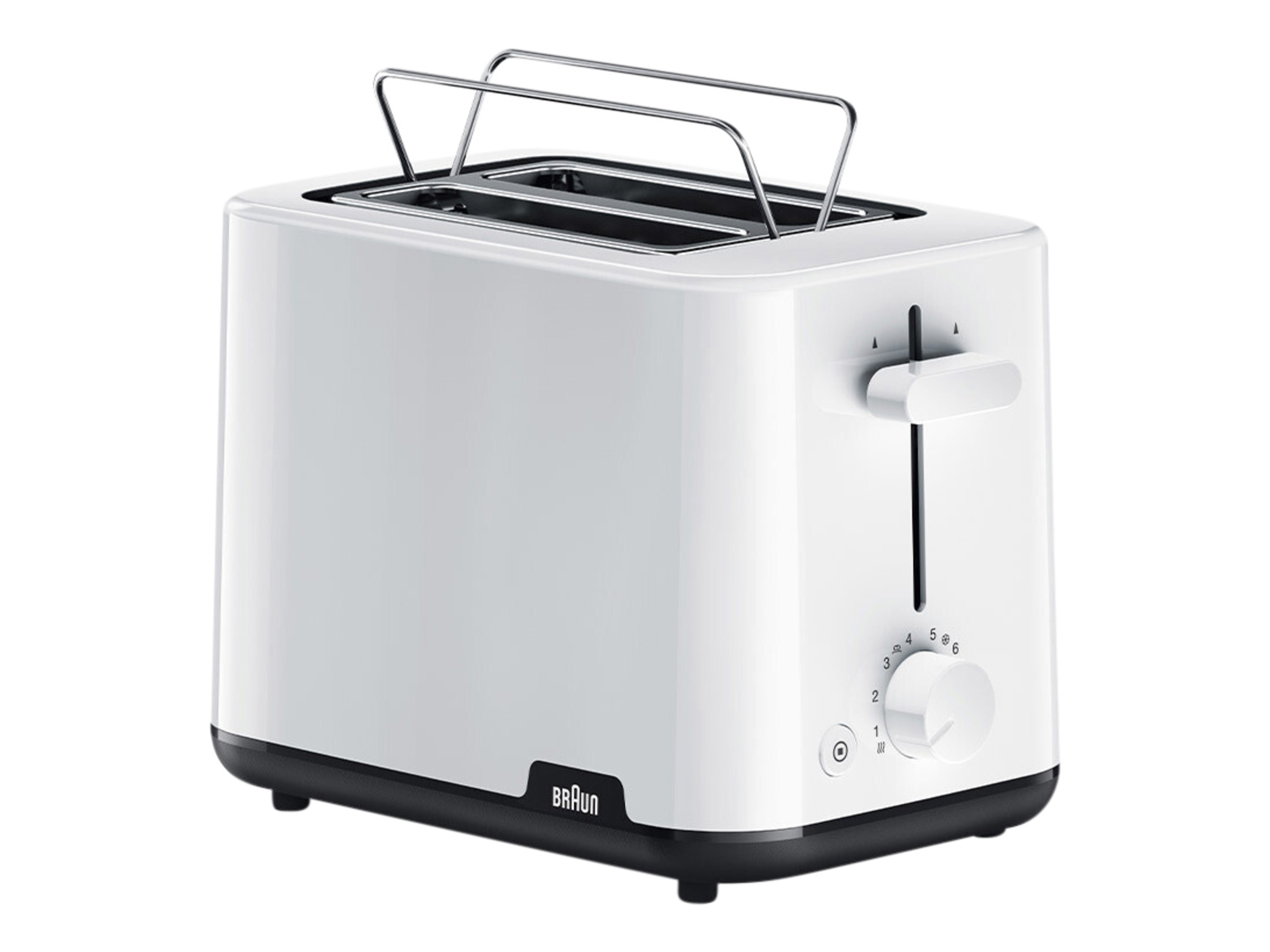 BRAUN Toster Breakfast 1 2-szczelinowy, 900W (Biały)