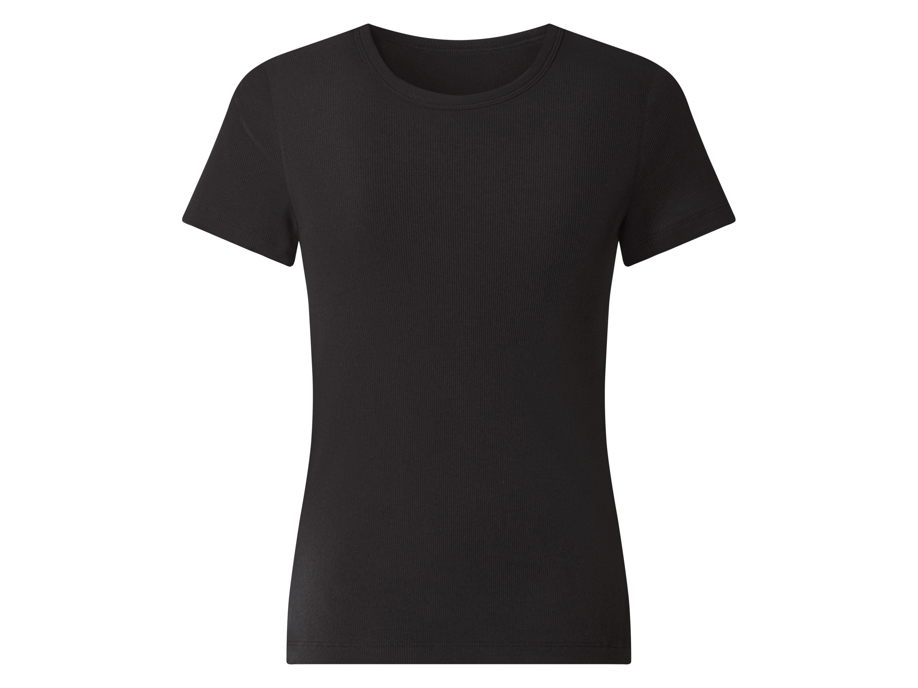 ESMARA® T-shirt prążkowany damski
