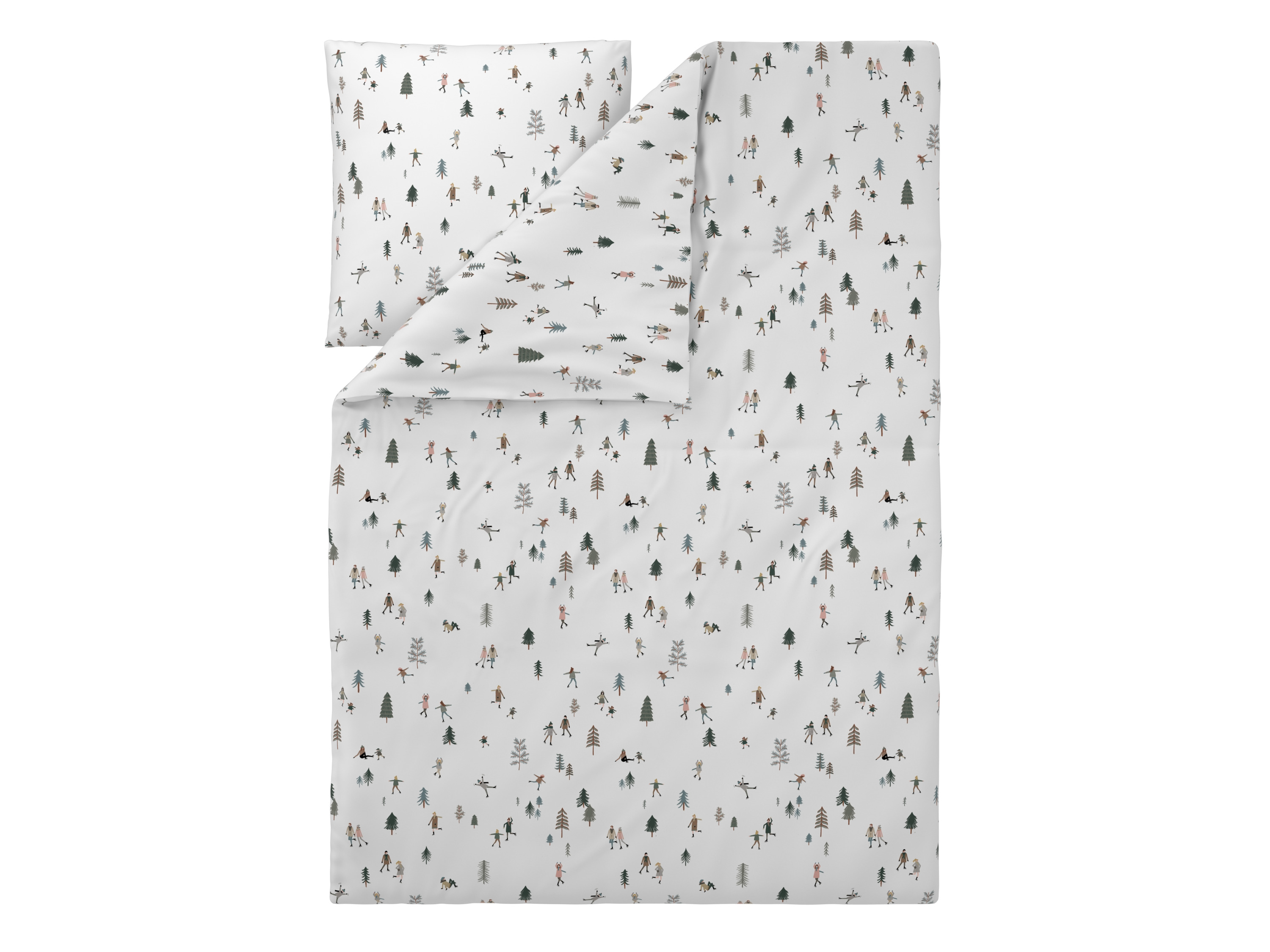 LIVARNO® Pościel flanelowa, 140 x 200 cm (Ludzie)