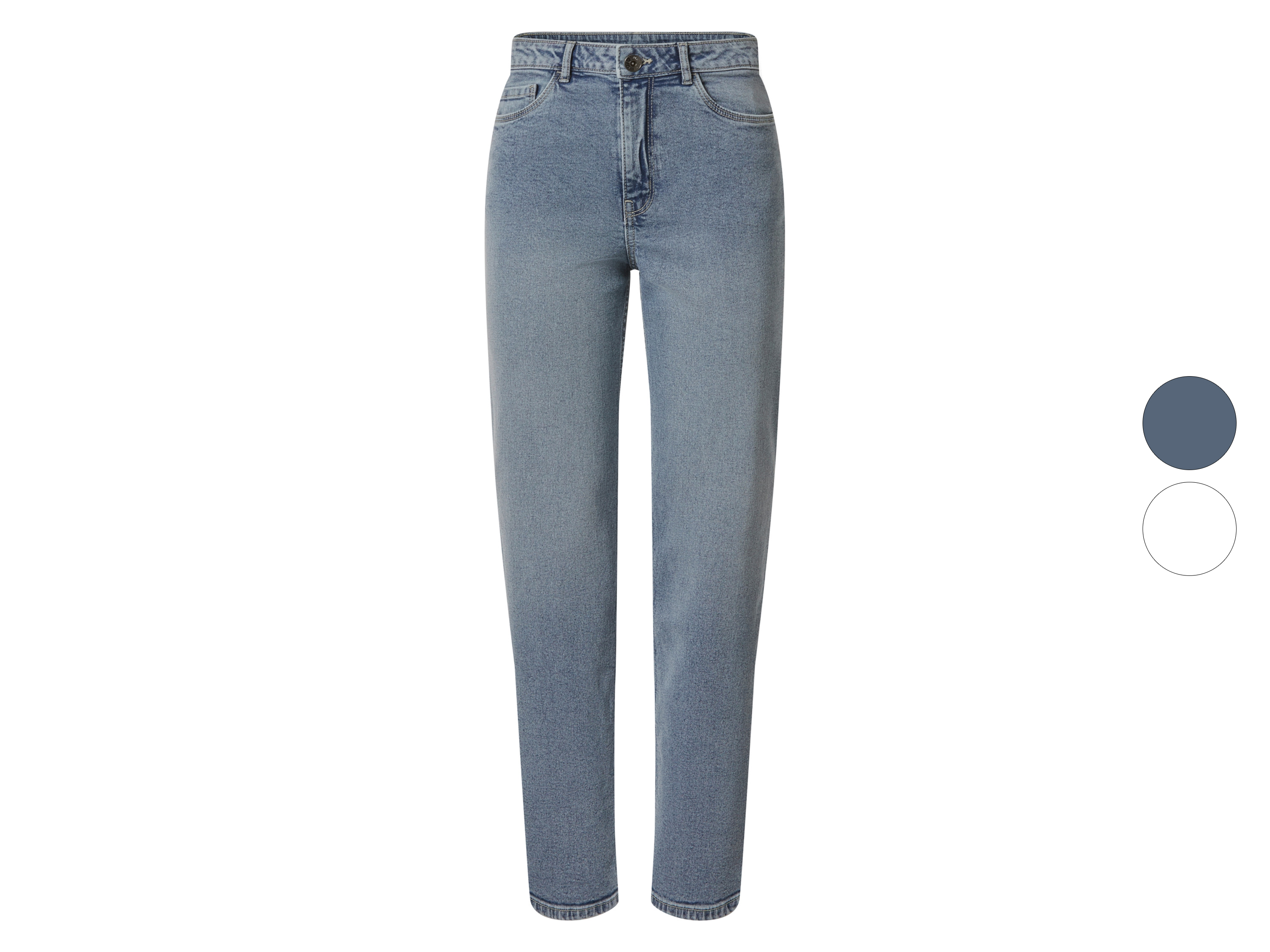 ESMARA® Jeansy damskie, Straight Fit, wysoki stan