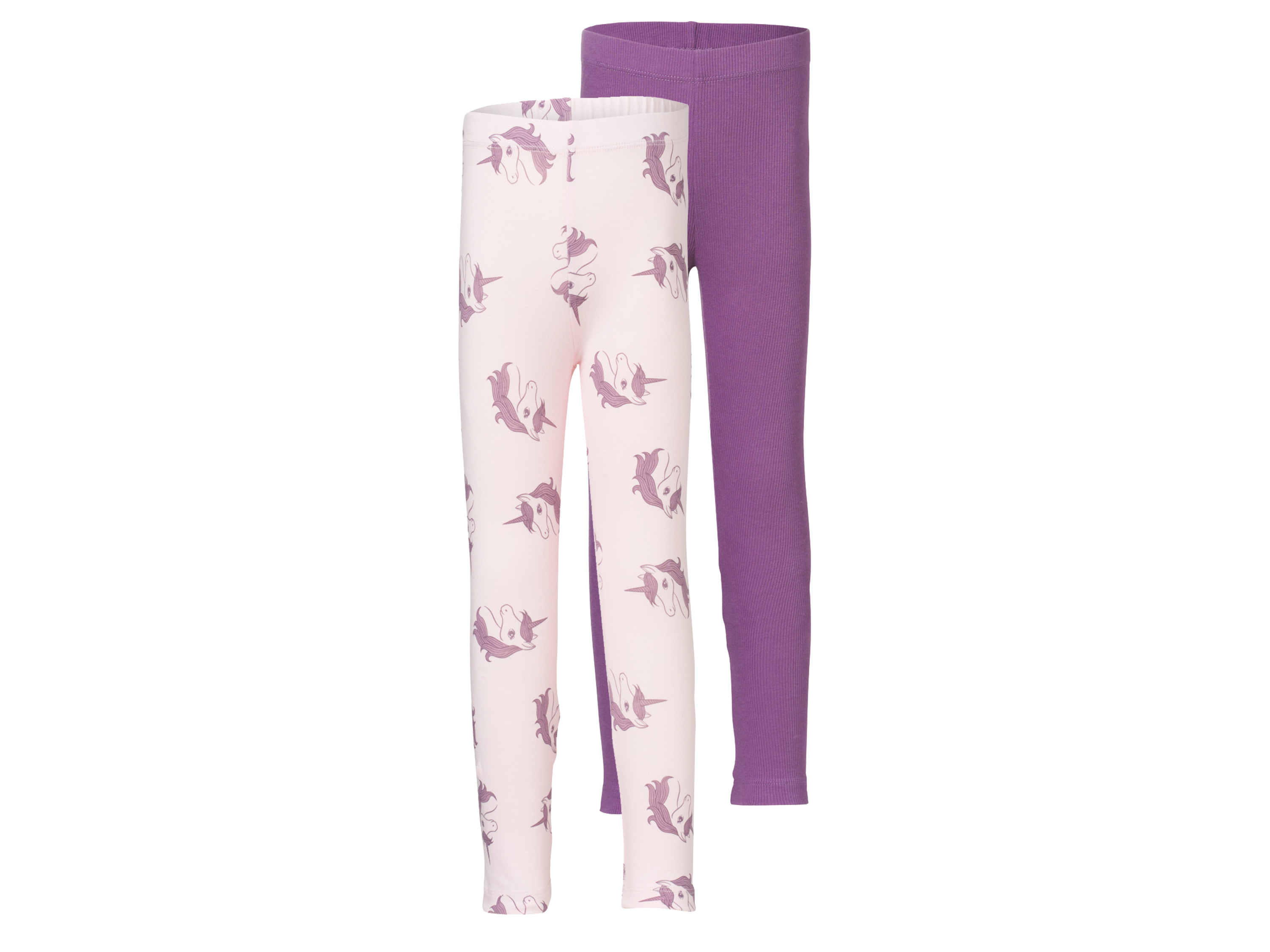 LUPILU® Legginsy dziecięce z bawełną, 2 pary