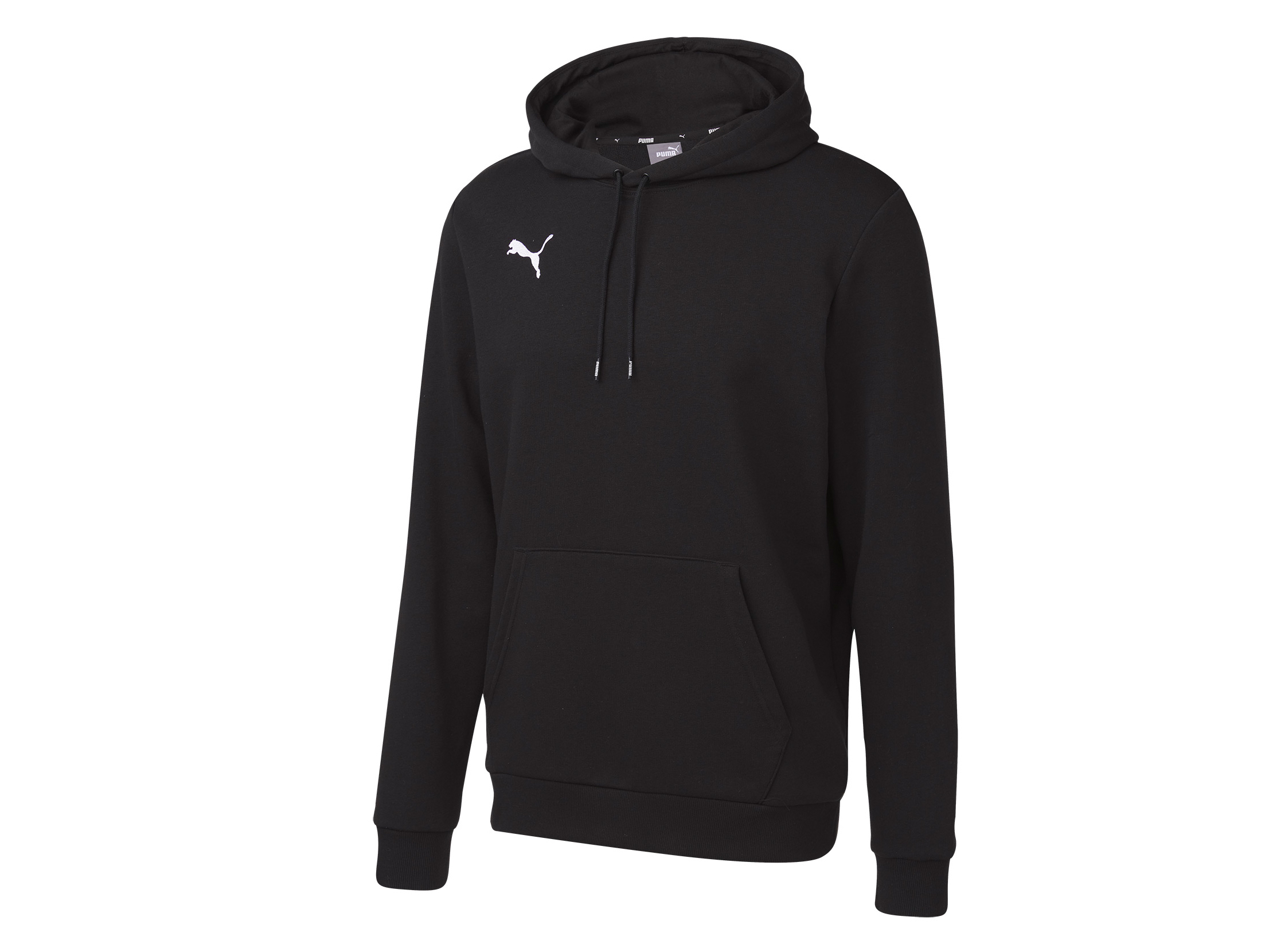PUMA Męska Bluza z kapturem i kieszenią typu kangur (Czarny, L)