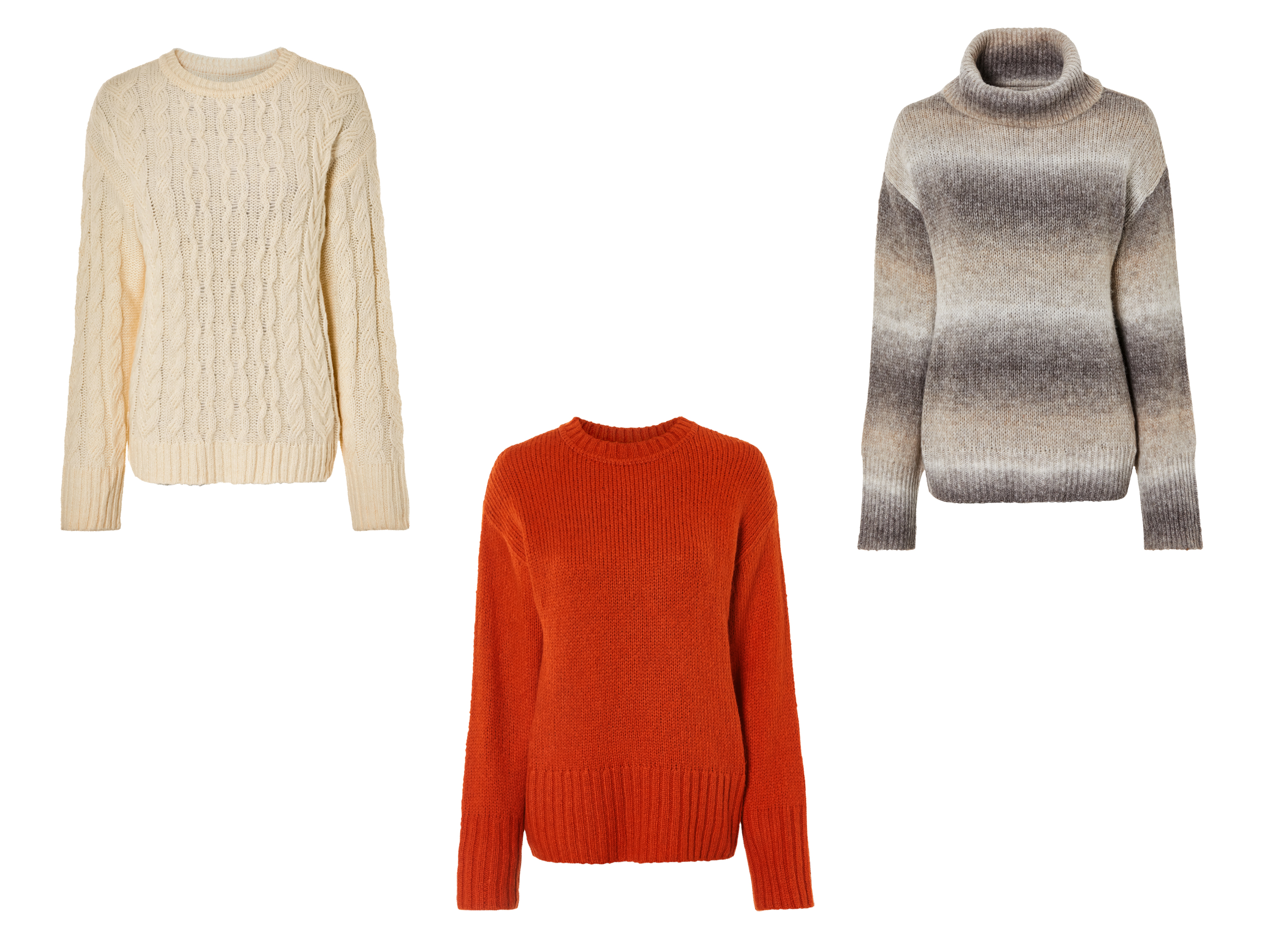 ESMARA® Sweter damski z wełną