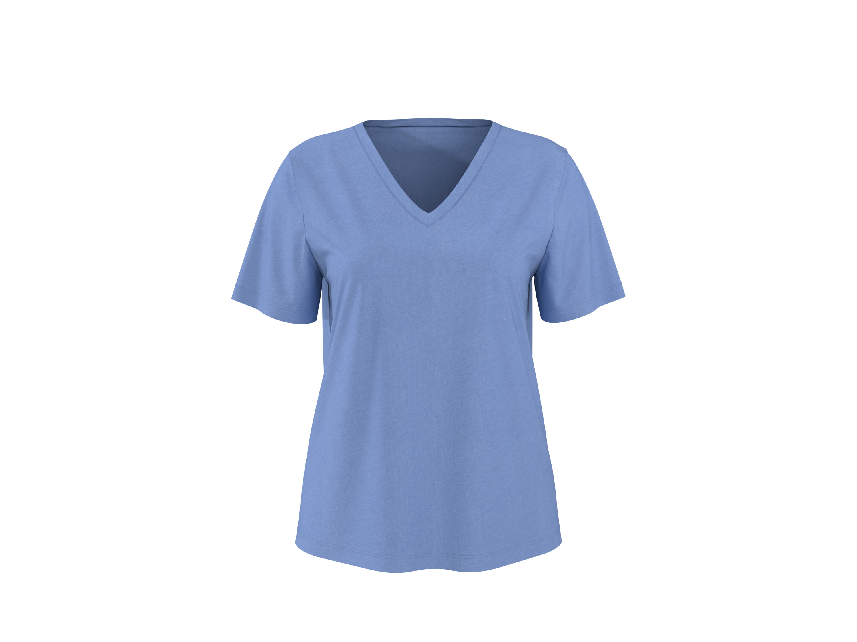 ESMARA® T-shirt damski z lnem 