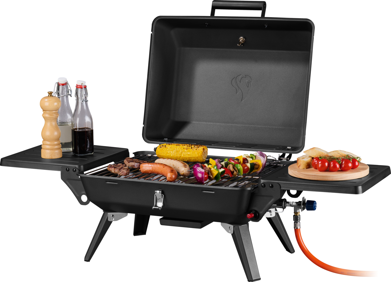 GRILLMEISTER Grill stołowy gazowy 1-palnikowy, 3,6 kWh