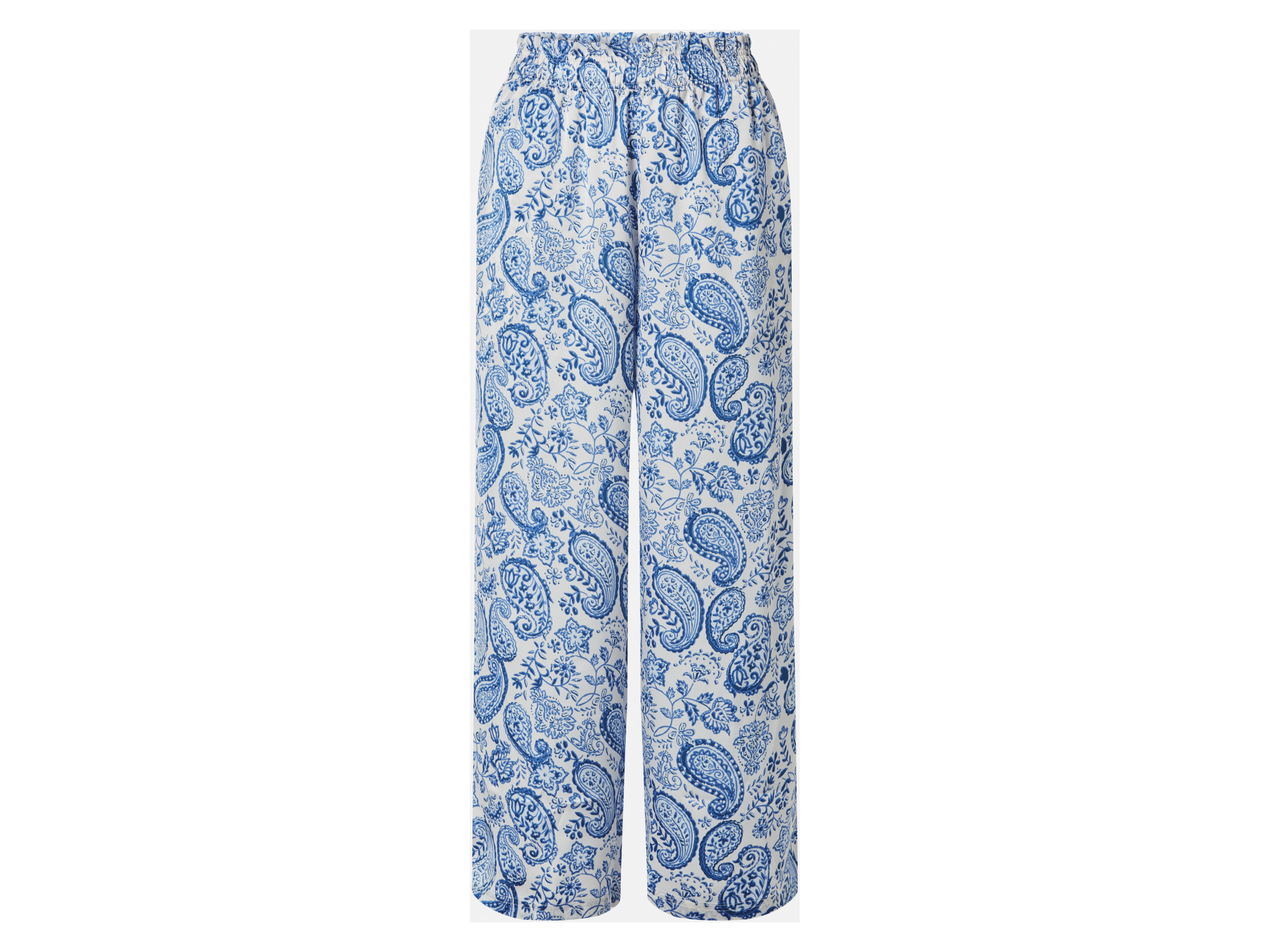 ESMARA® Spodnie satynowe wide leg damskie  