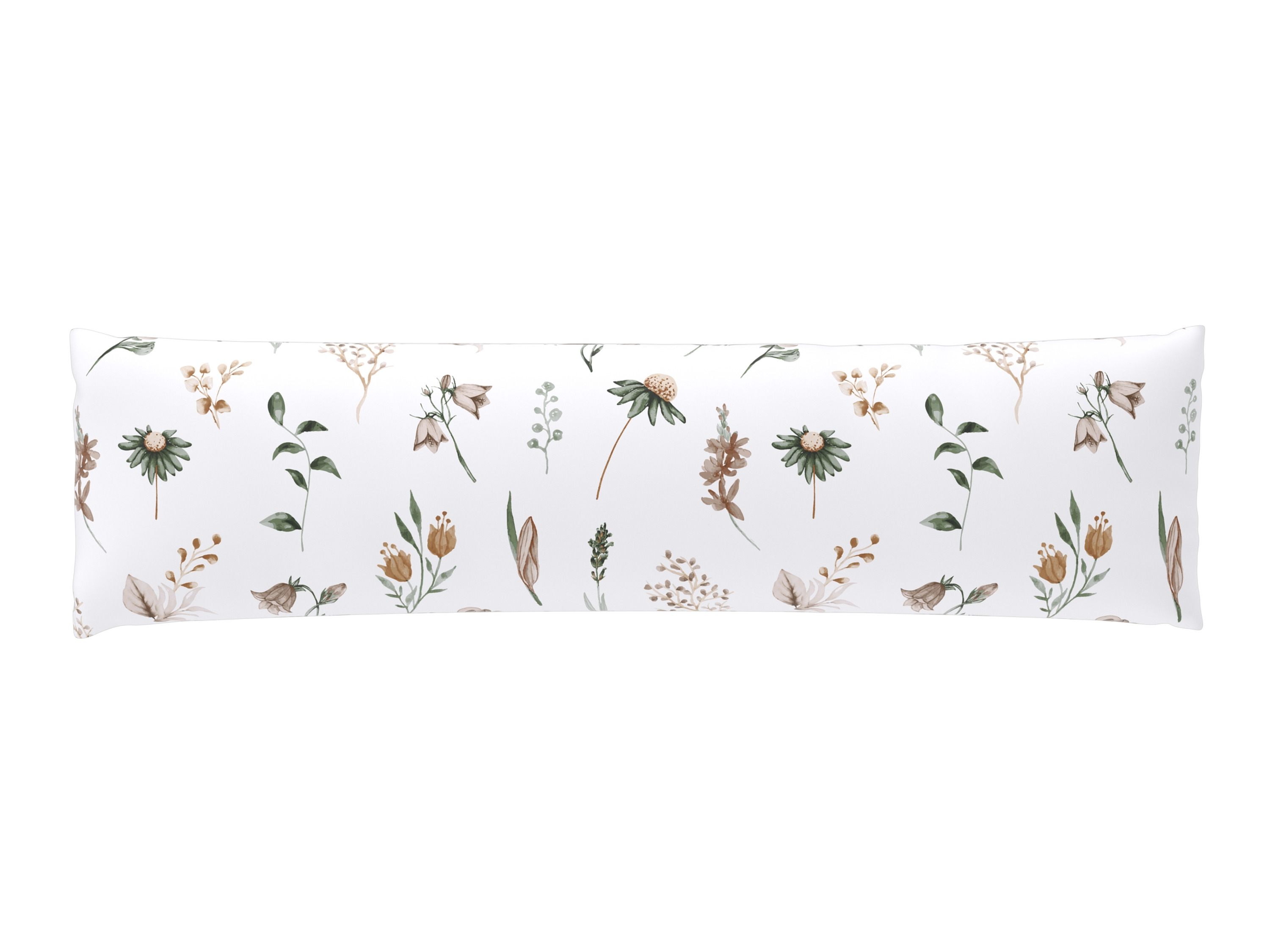 LIVARNO® Poszewka na poduszkę dla osób śpiących na boku lub Dwustronna poszewka z delikatnej flaneli, 45 x 145 (Biały)