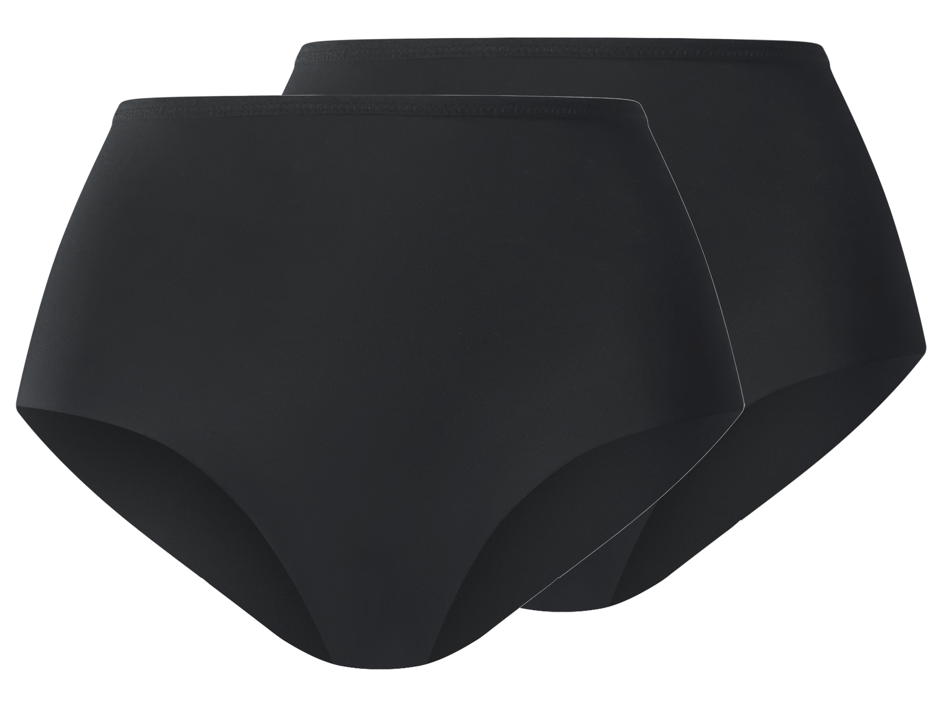 ESMARA® Figi damskie z wysokim stanem, 2 pary