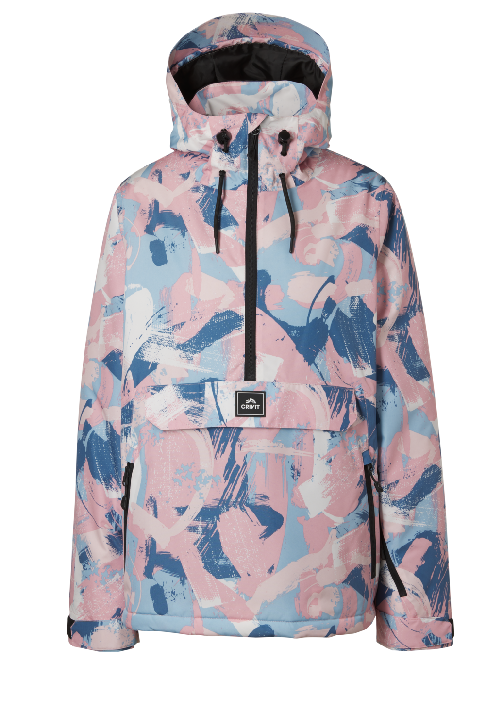 CRIVIT Kurtka freeride damska (Wzorzysty, XS (32-34))