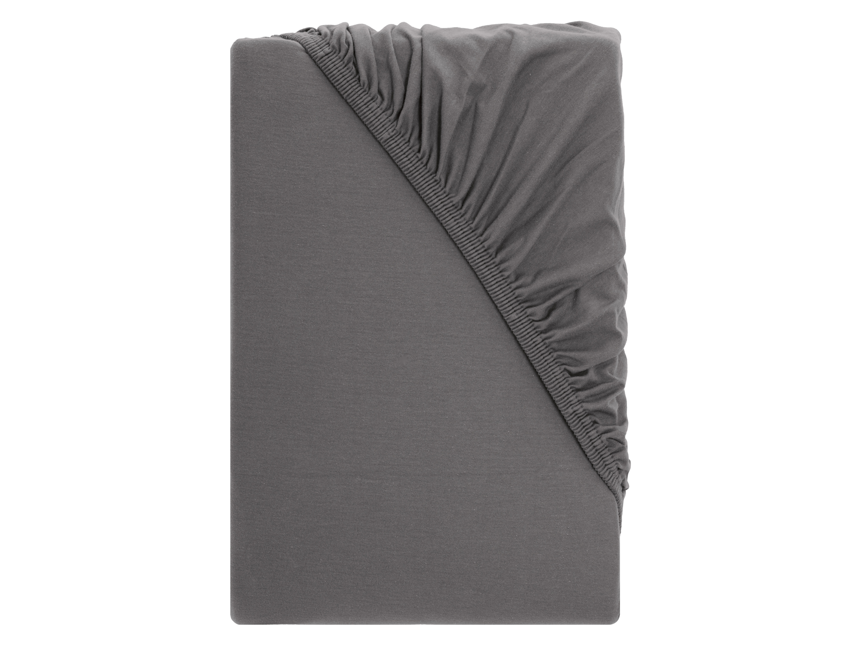 LIVARNO® Prześcieradło z gumką dżersejowe Boxspring, 180-200 x 200 cm (Szary)