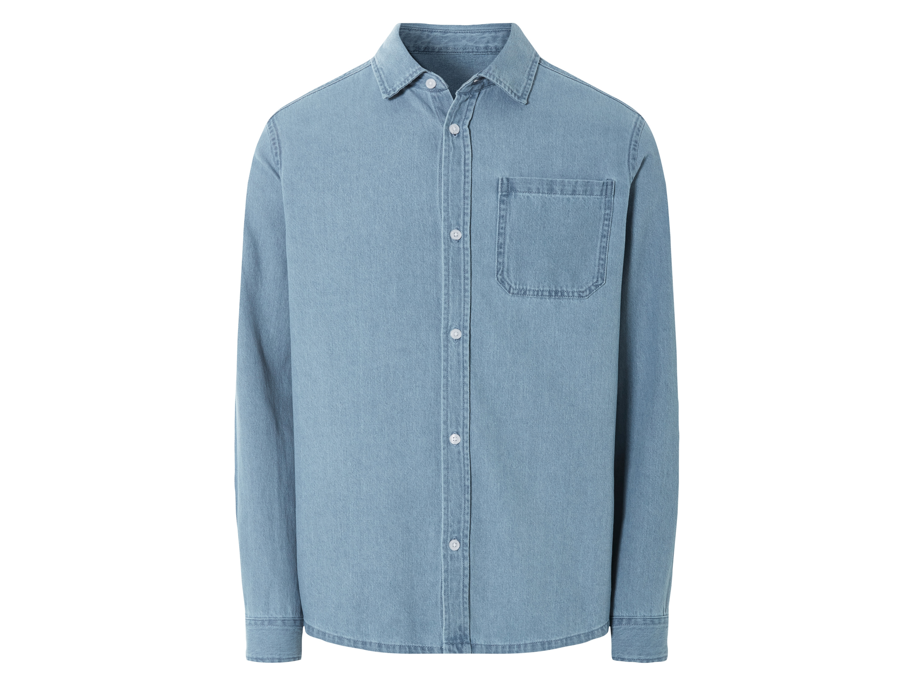 LIVERGY® Koszula jeansowa męska z bawełny 