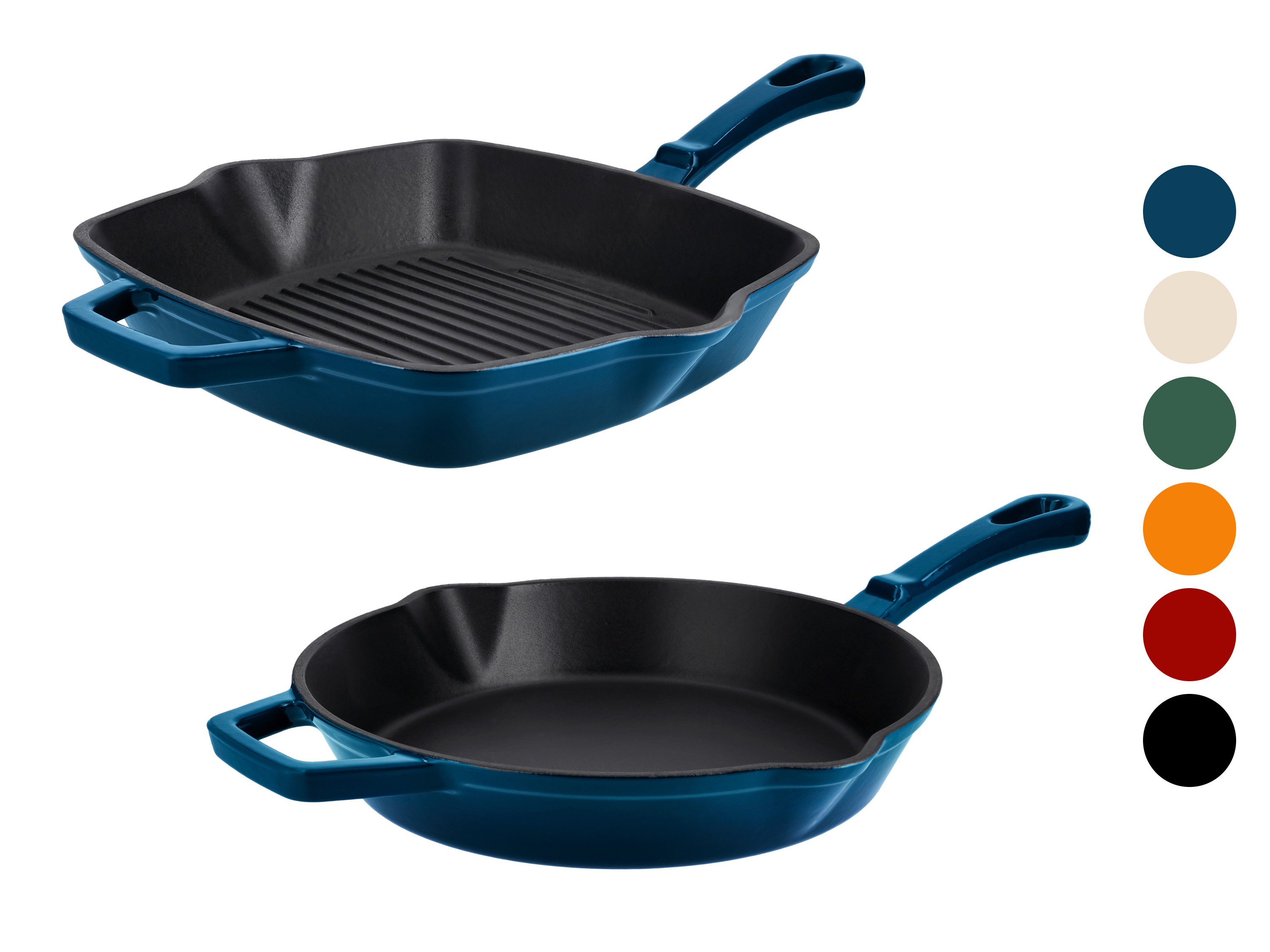 SILVERCREST® Żeliwna patelnia grillowa lub Żeliwna patelnia