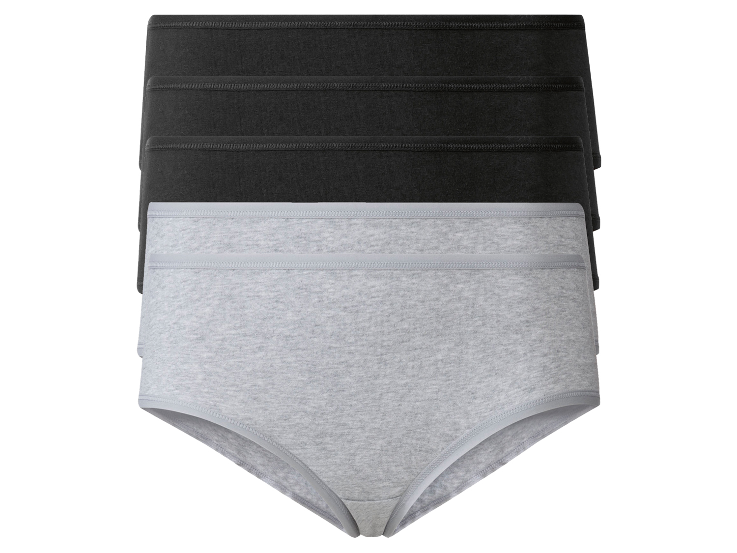 ESMARA® Hipstery damskie z bawełną, 5 par 
