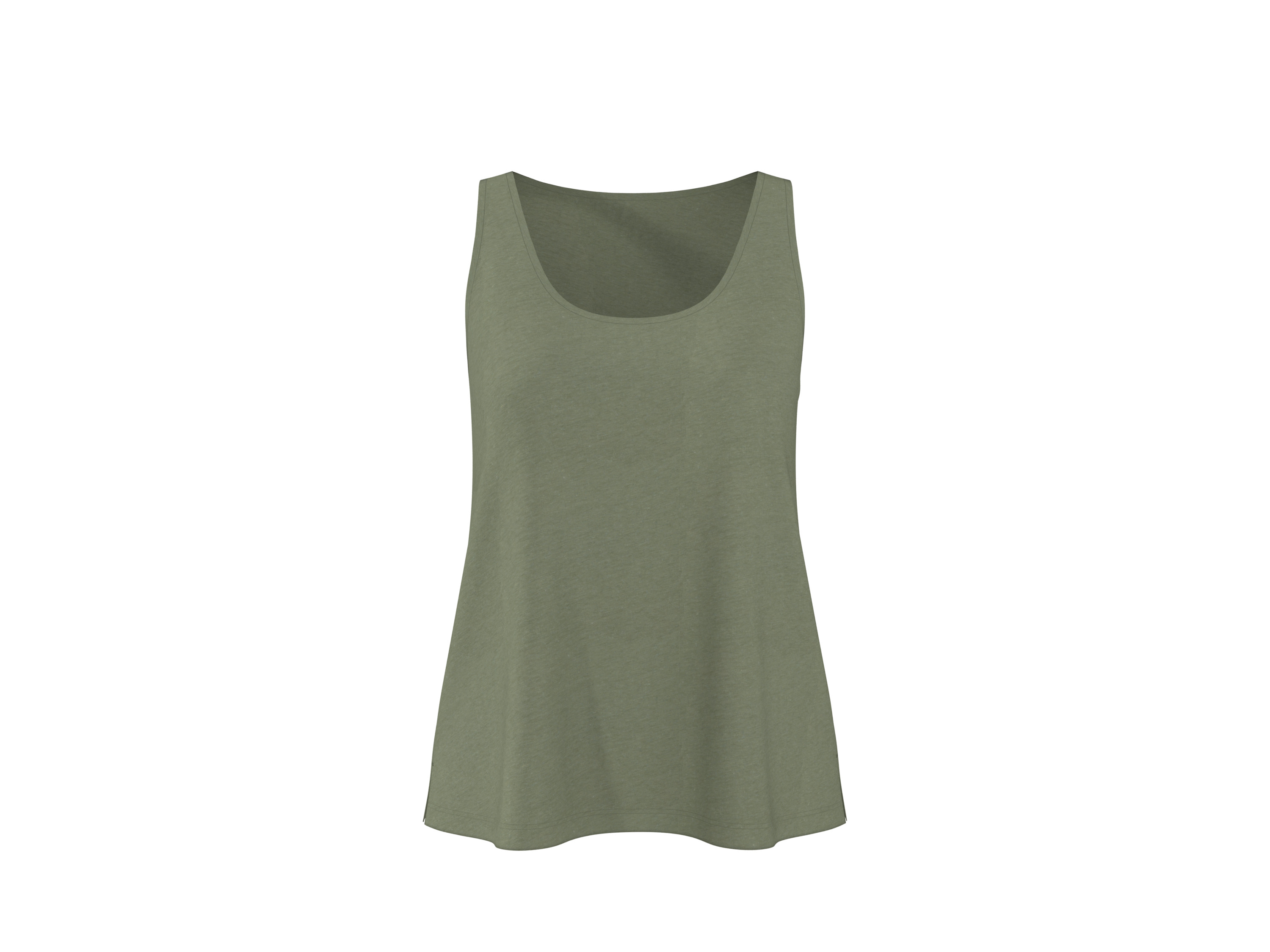ESMARA® Top damski z lnem 