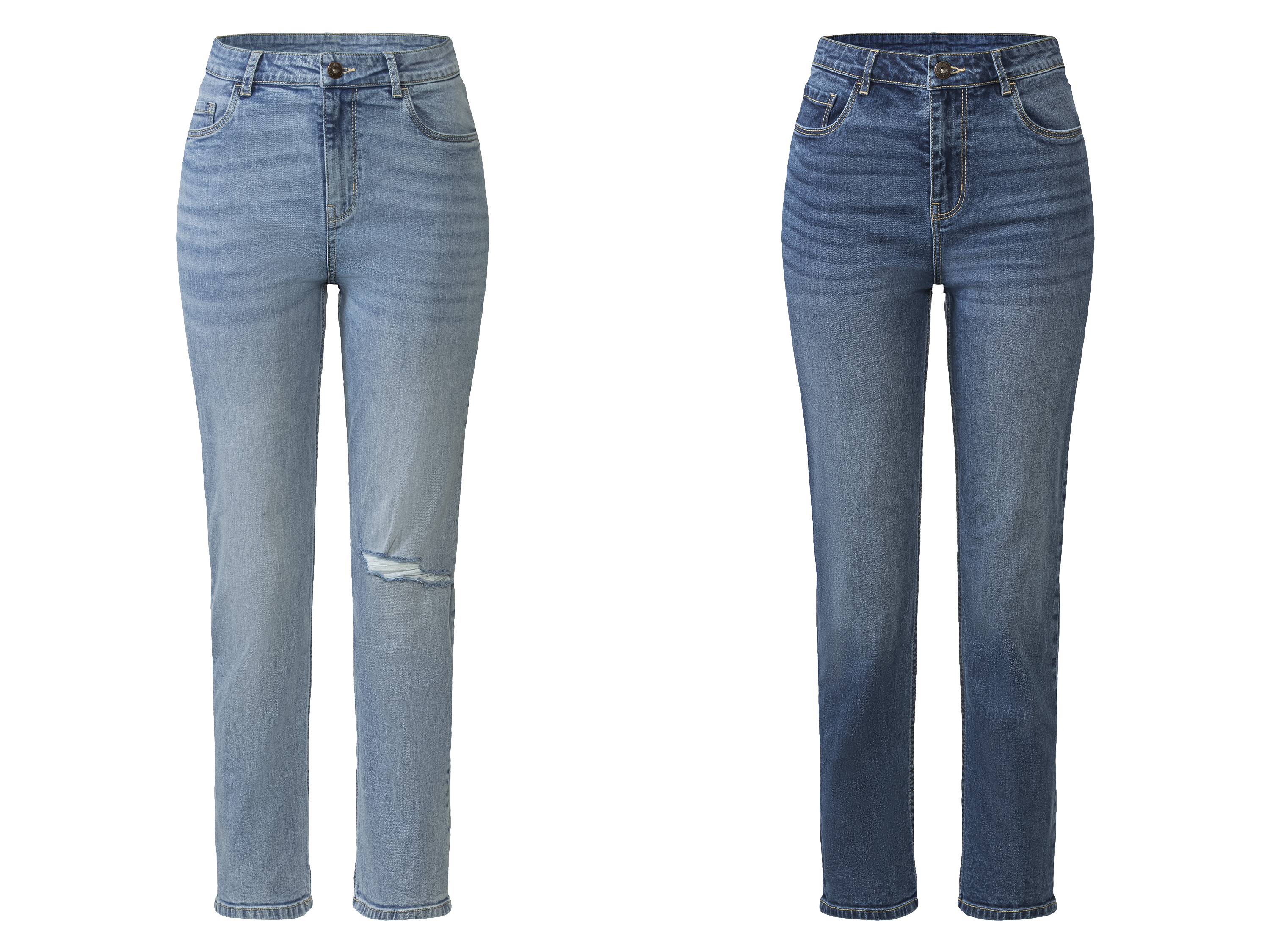 ESMARA® Jeansy damskie straight fit