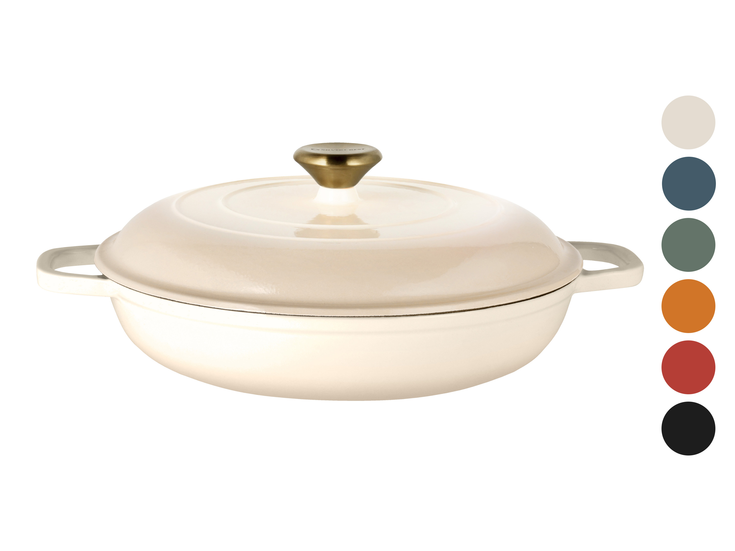 SILVERCREST® Żeliwna patelnia do serwowania, Ø 30 cm