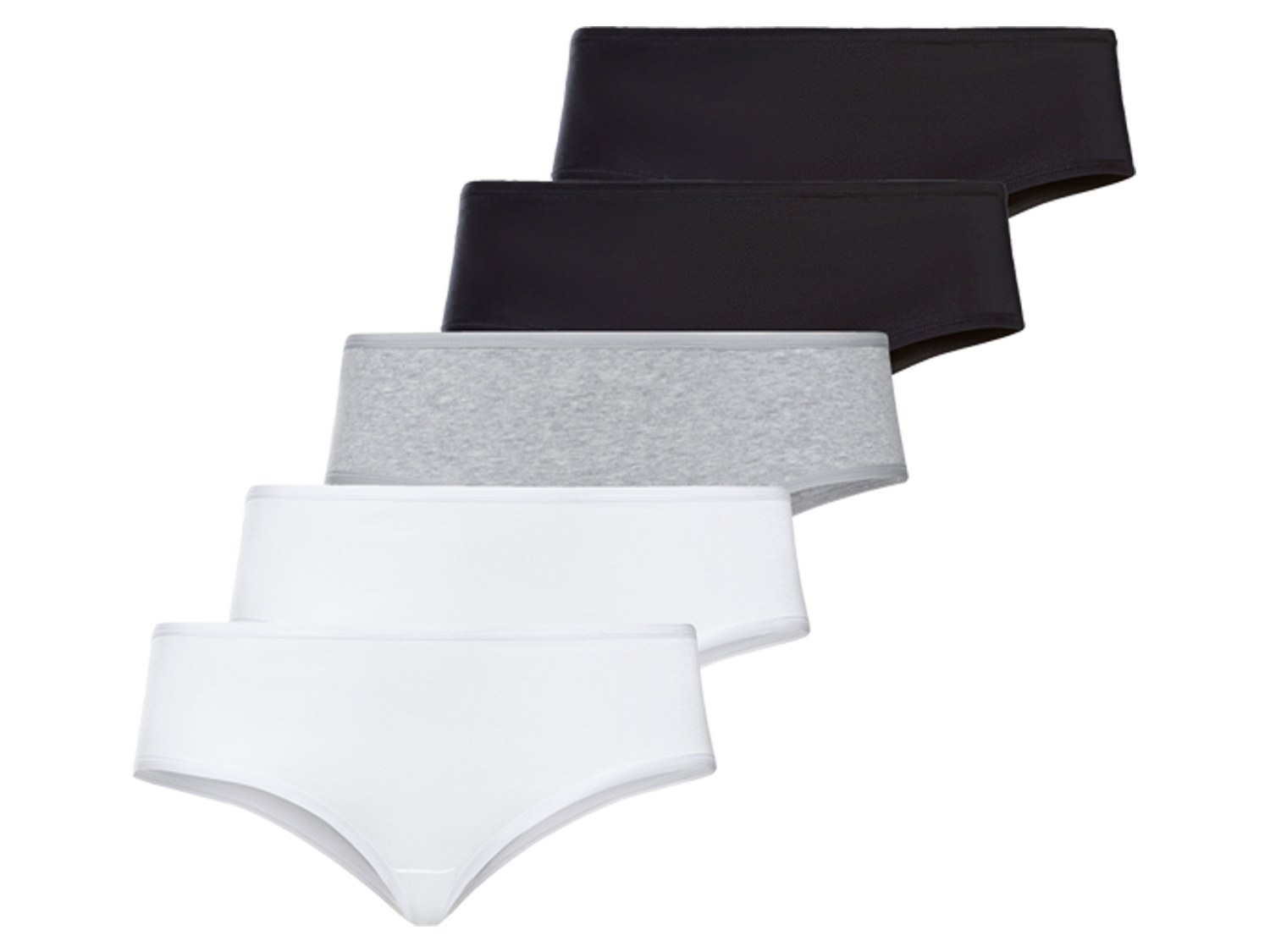 ESMARA® Hipstery damskie z bawełny, 5 par 
