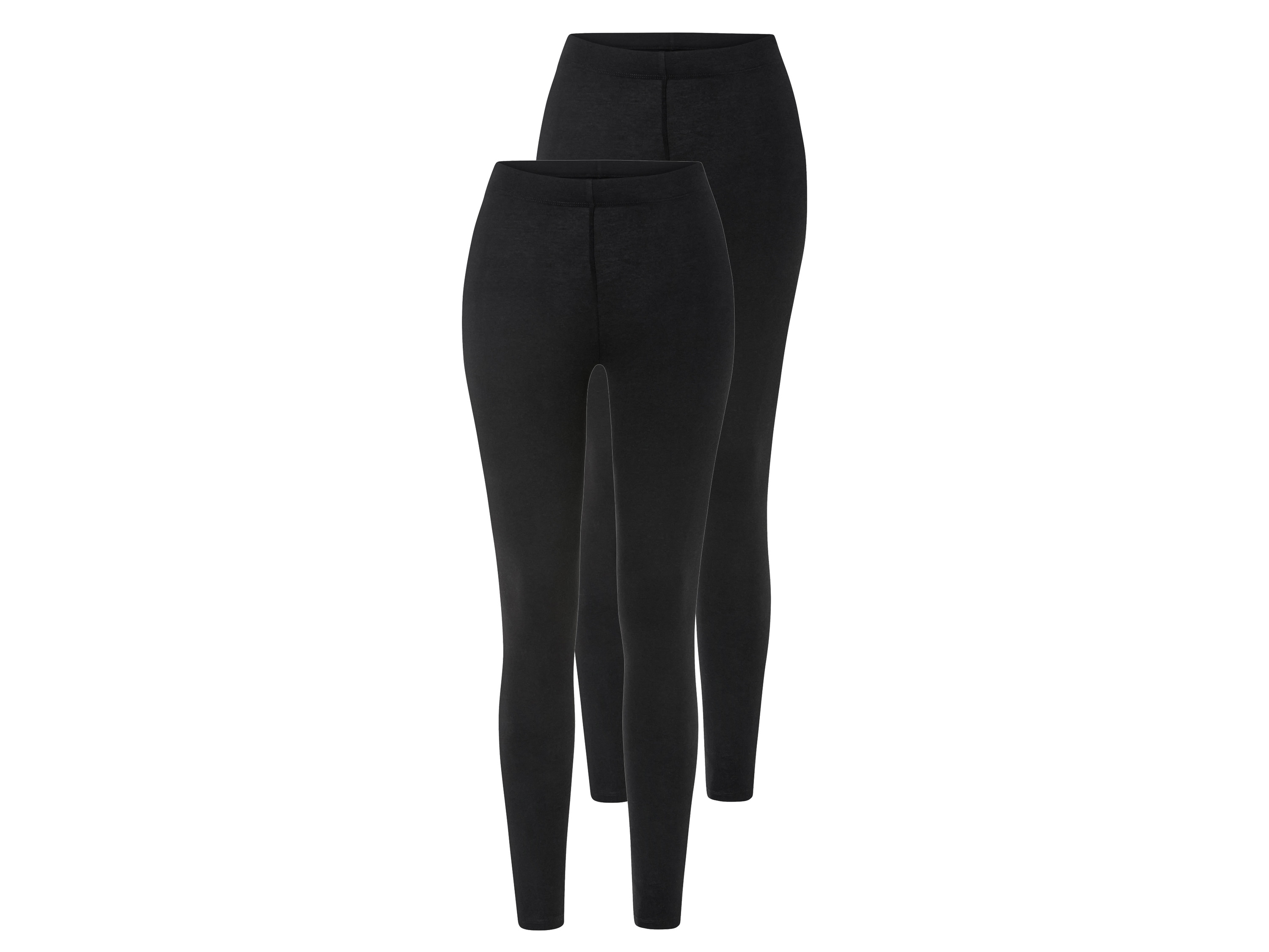 ESMARA® Legginsy damskie z bawełny organicznej, 2 pary 
