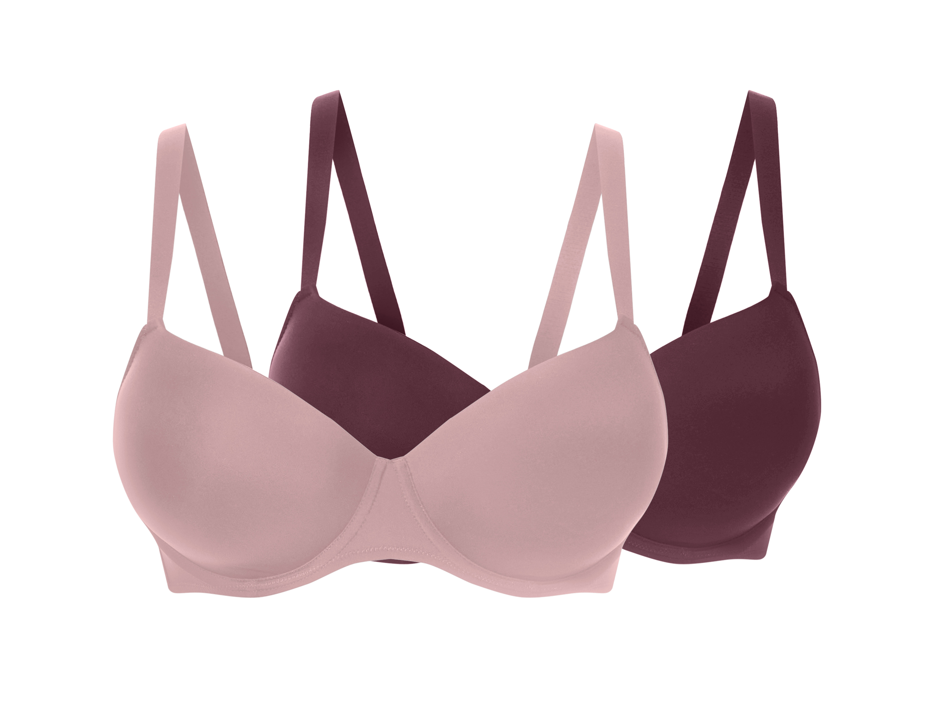 ESMARA® Biustonosz z fiszbinami damski, 2 sztuki 