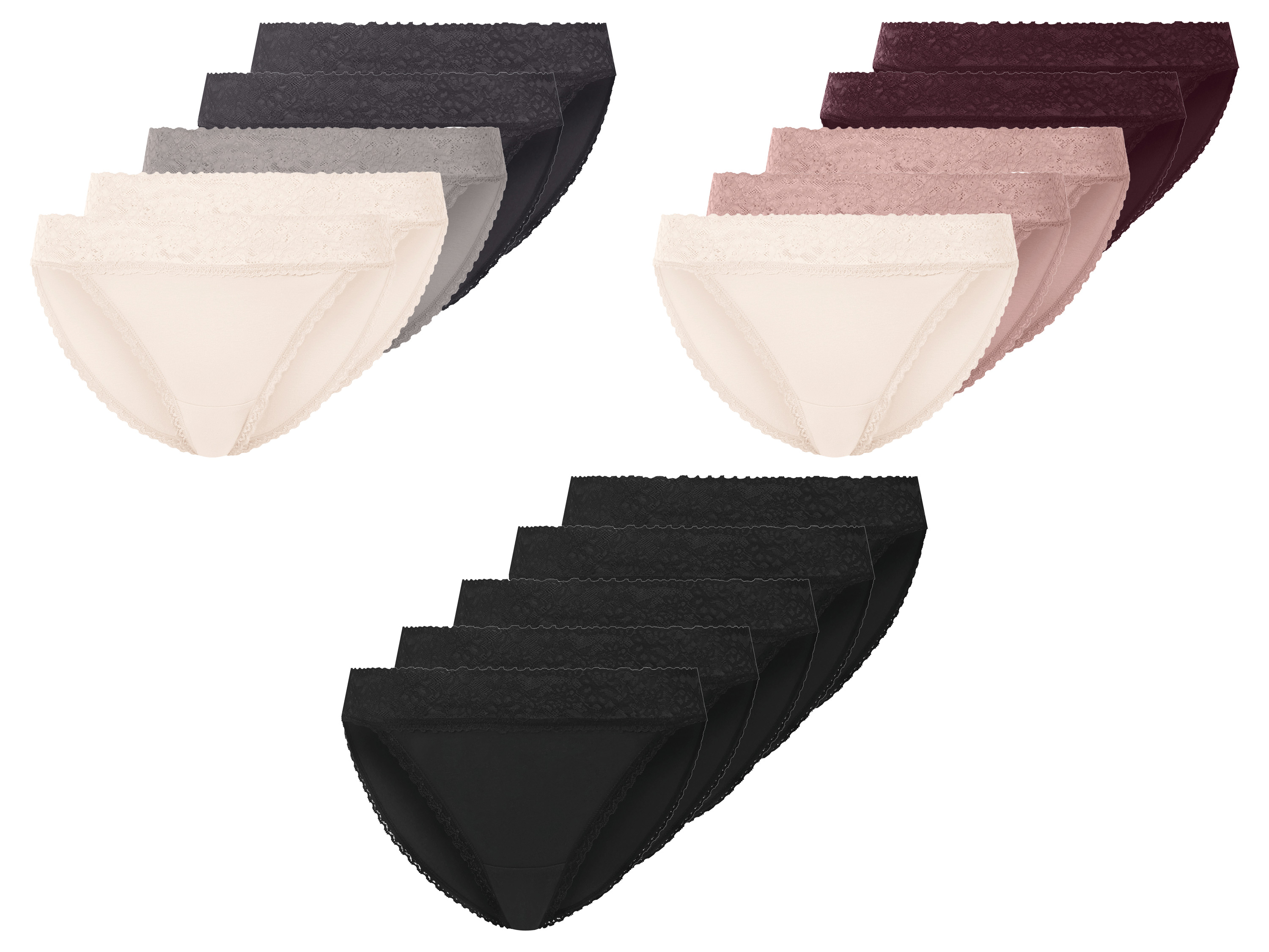 ESMARA® Majtki damskie, 5 par