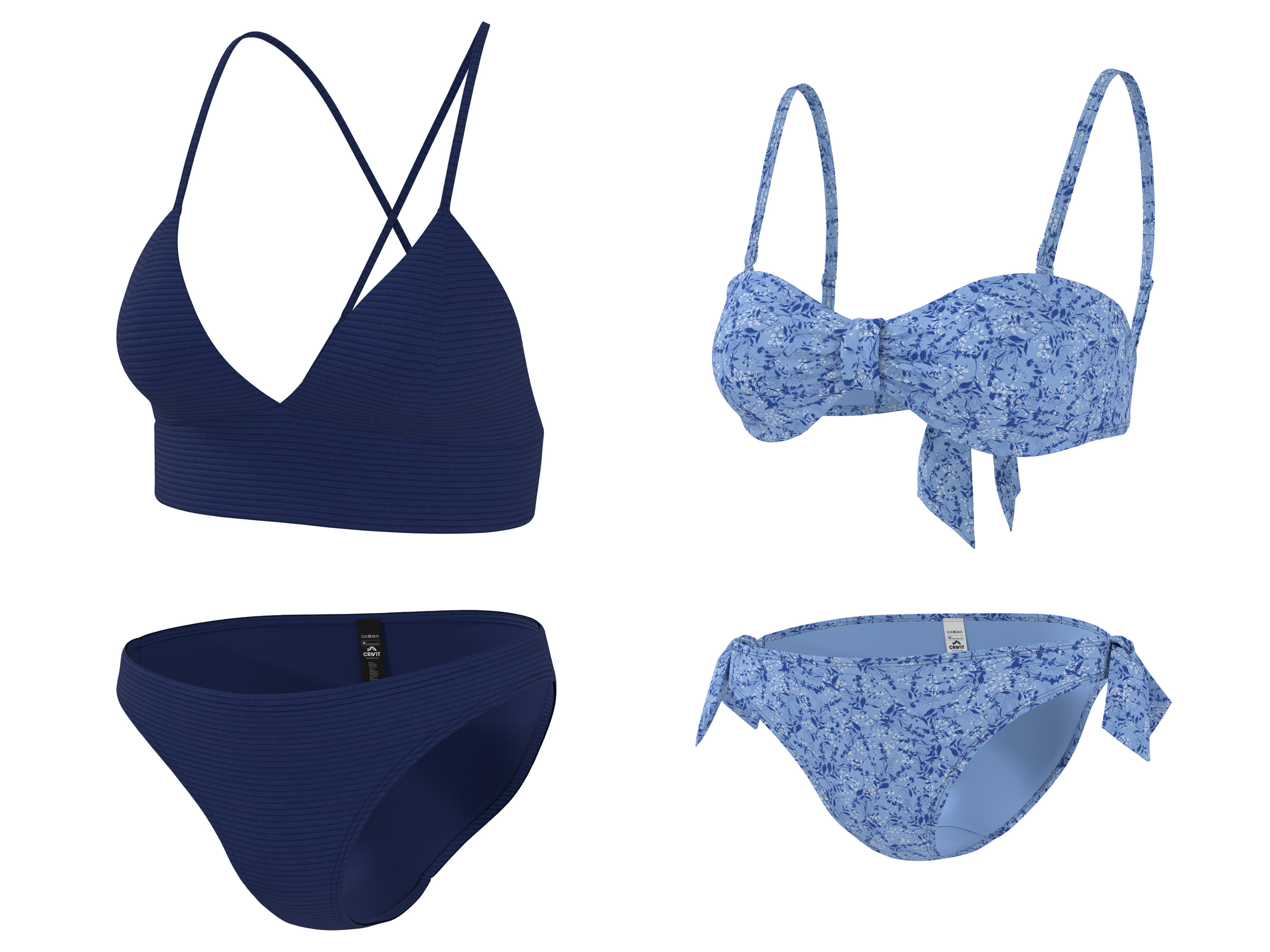 CRIVIT Góra od bikini / Dół od bikini / Góra od bikini bandeau
