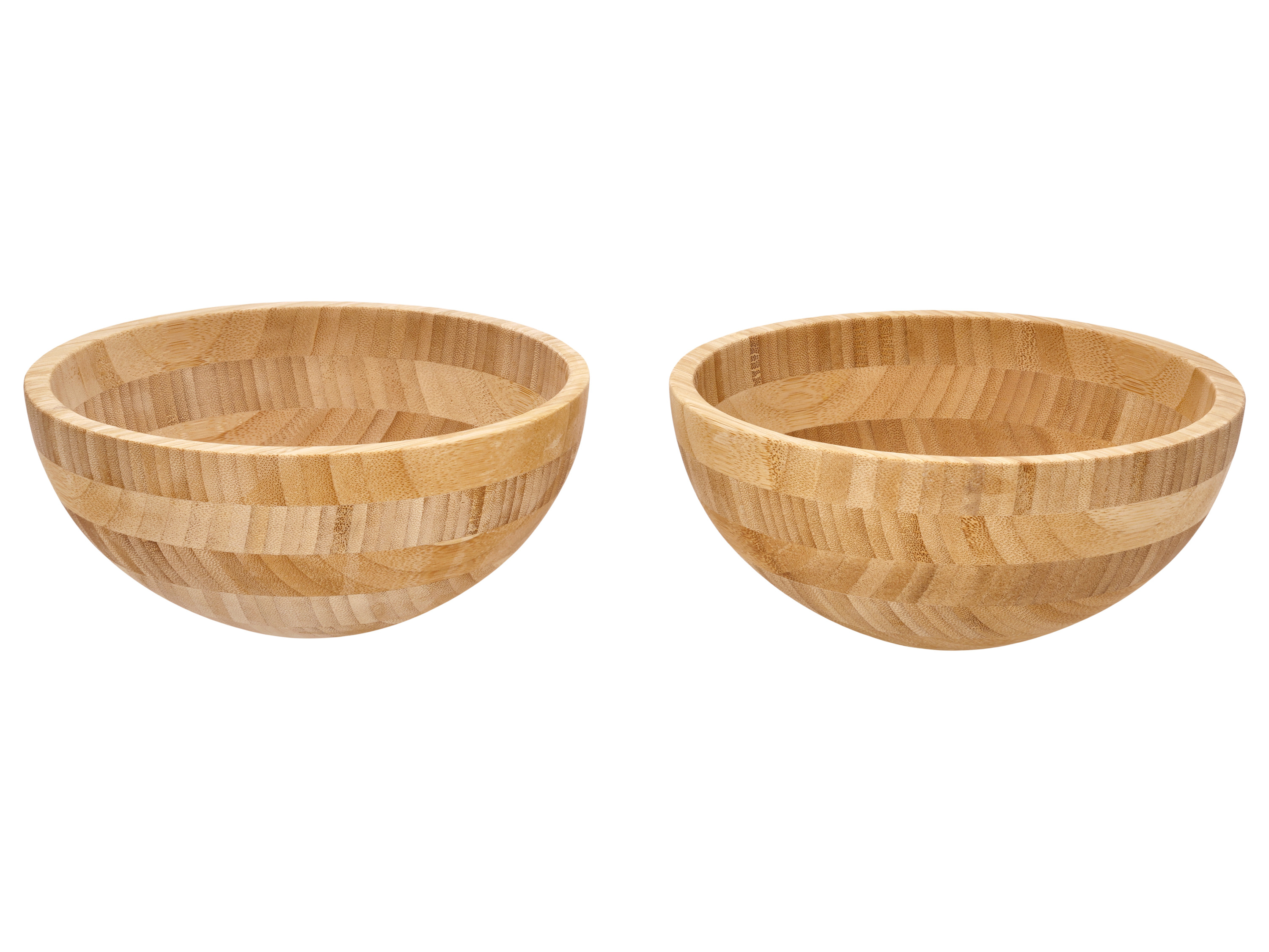 SILVERCREST® Miska lub zestaw 2 misek bambusowych (Mała, 2 szt.)