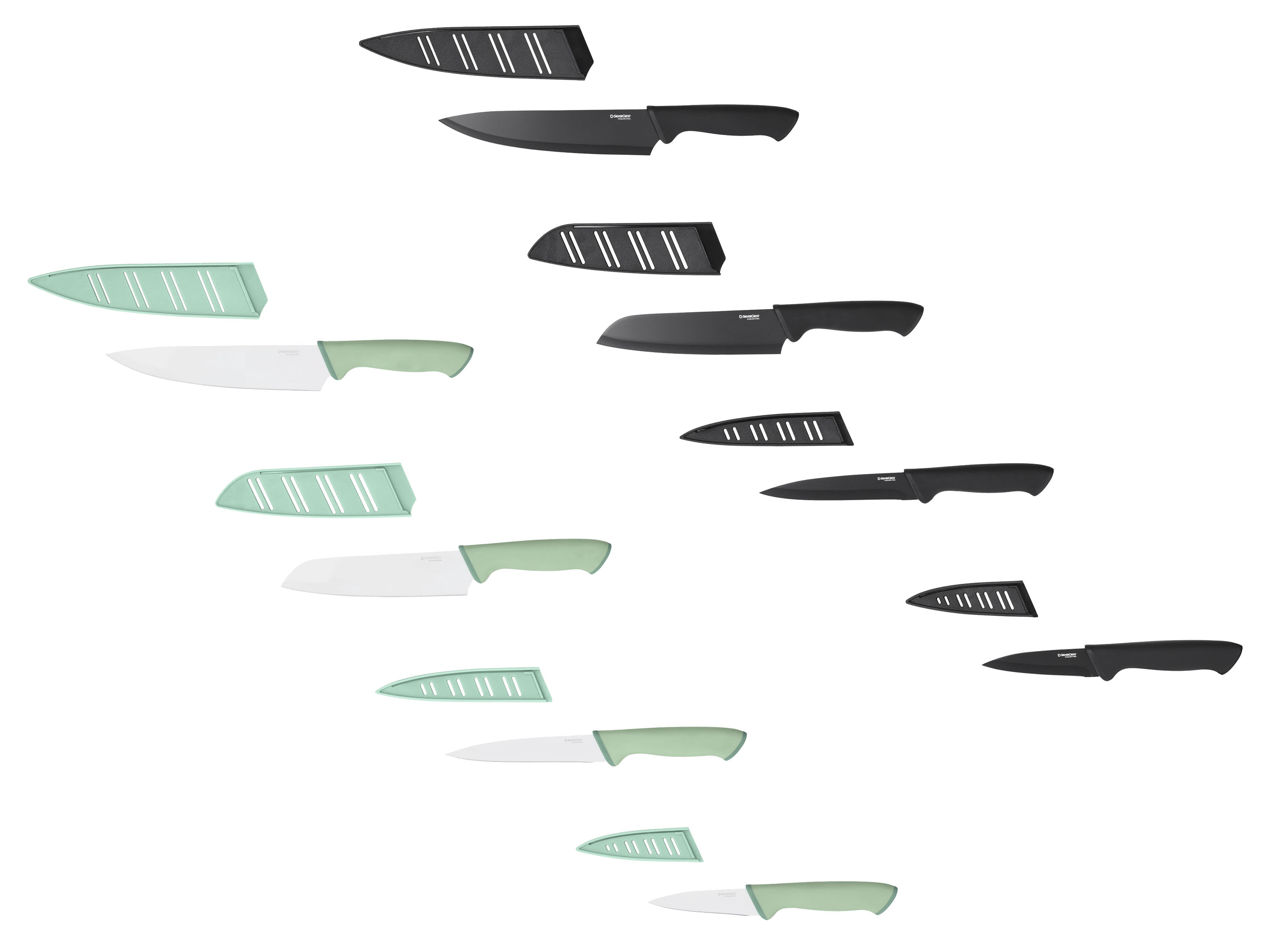 SILVERCREST® Zestaw noży ze stali szlachetnej, 4-elementowy