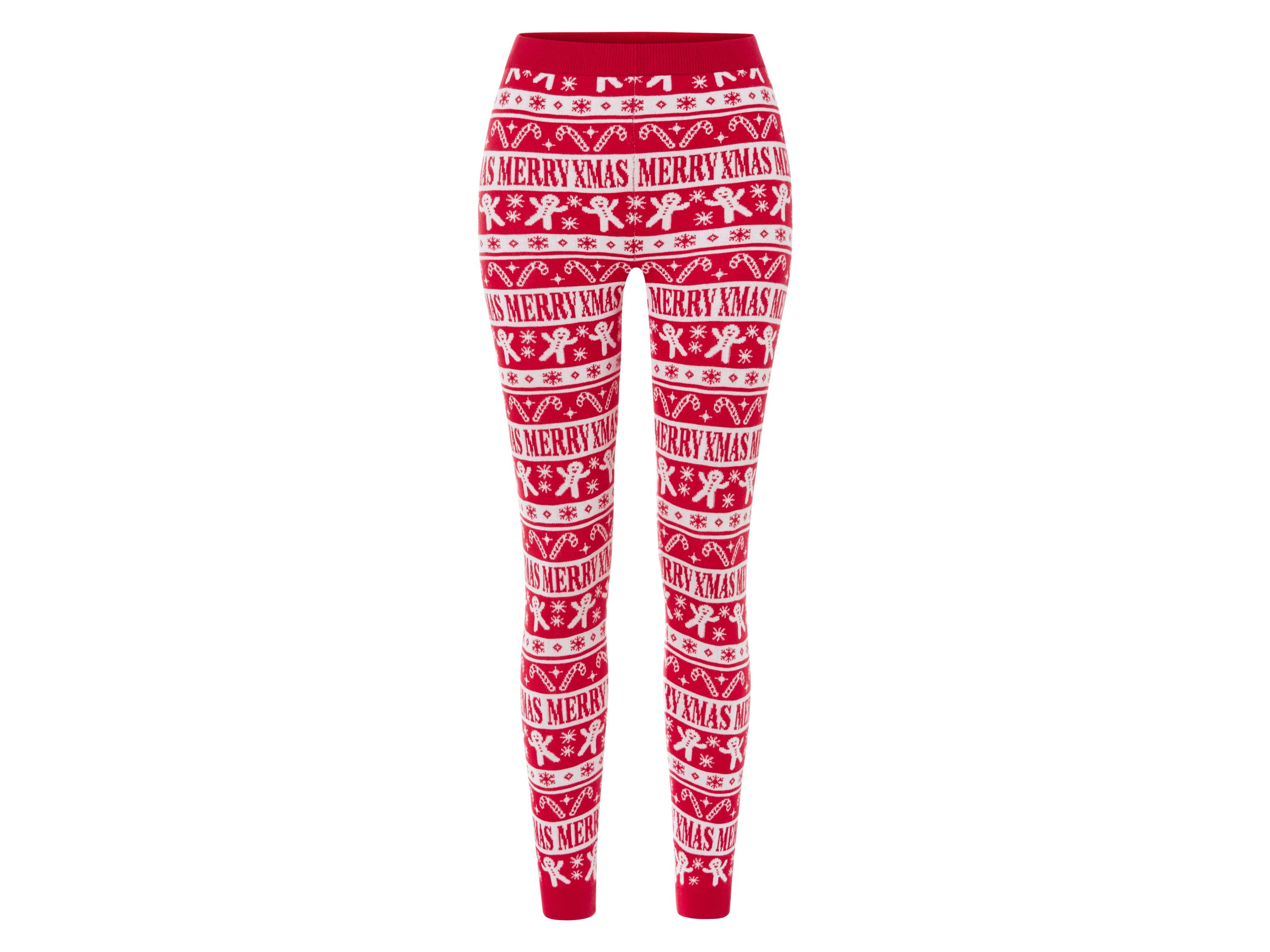 ESMARA® Legginsy damskie z motywem świątecznym 
