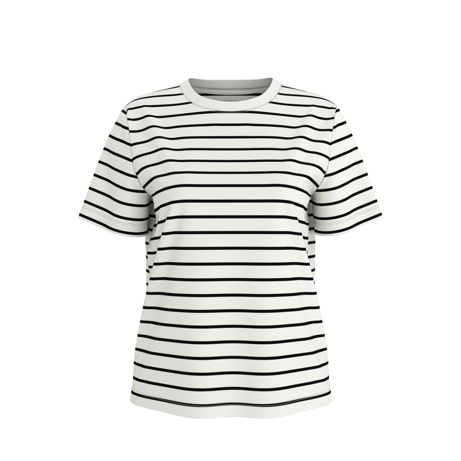 ESMARA® T-shirt damski z czesanej biobawełny GOTS 