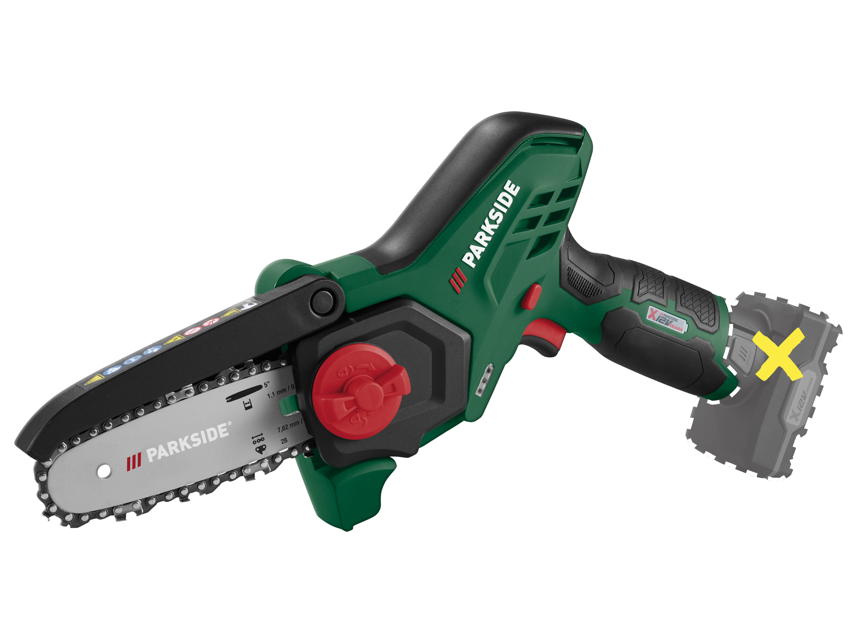 PARKSIDE® Akumulatorowa piła do gałęzi 12 V, PGHSA 12 D3 (bez akumulatora i ładowarki)