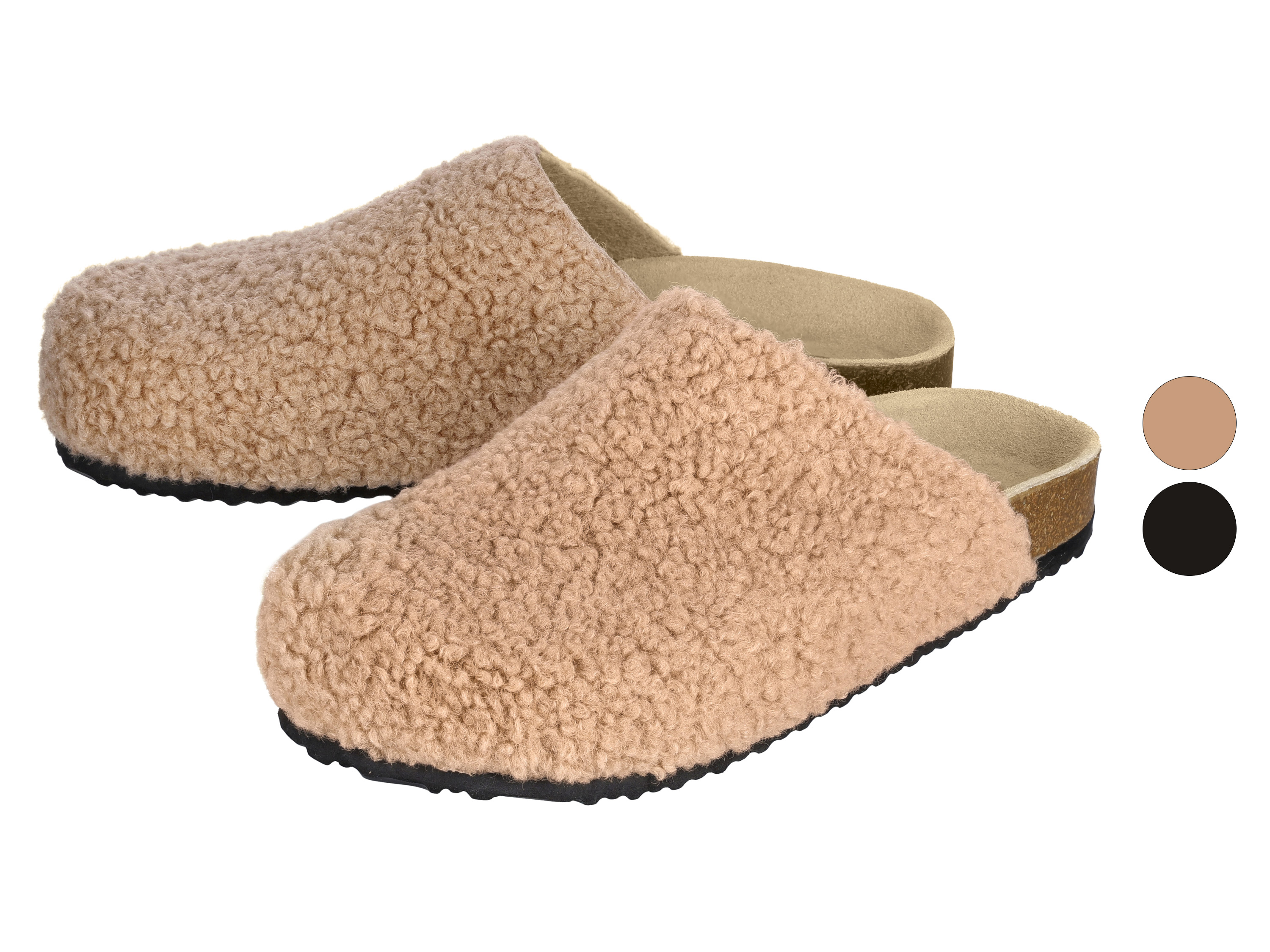 ESMARA® Klapki pluszowe damskie