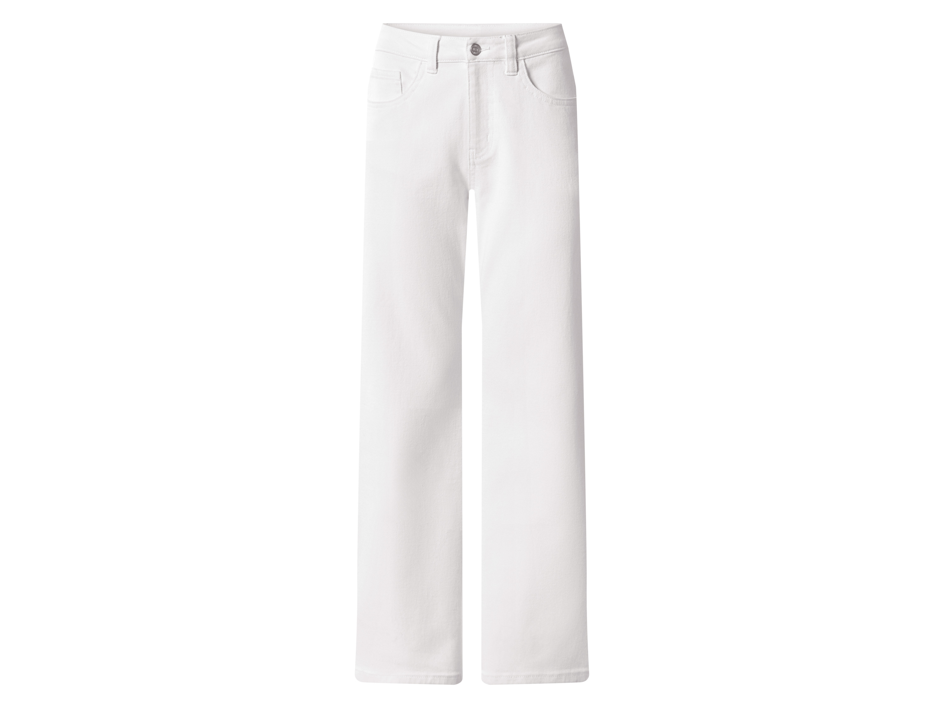 ESMARA® Jeansy wide leg damskie z bawełną
