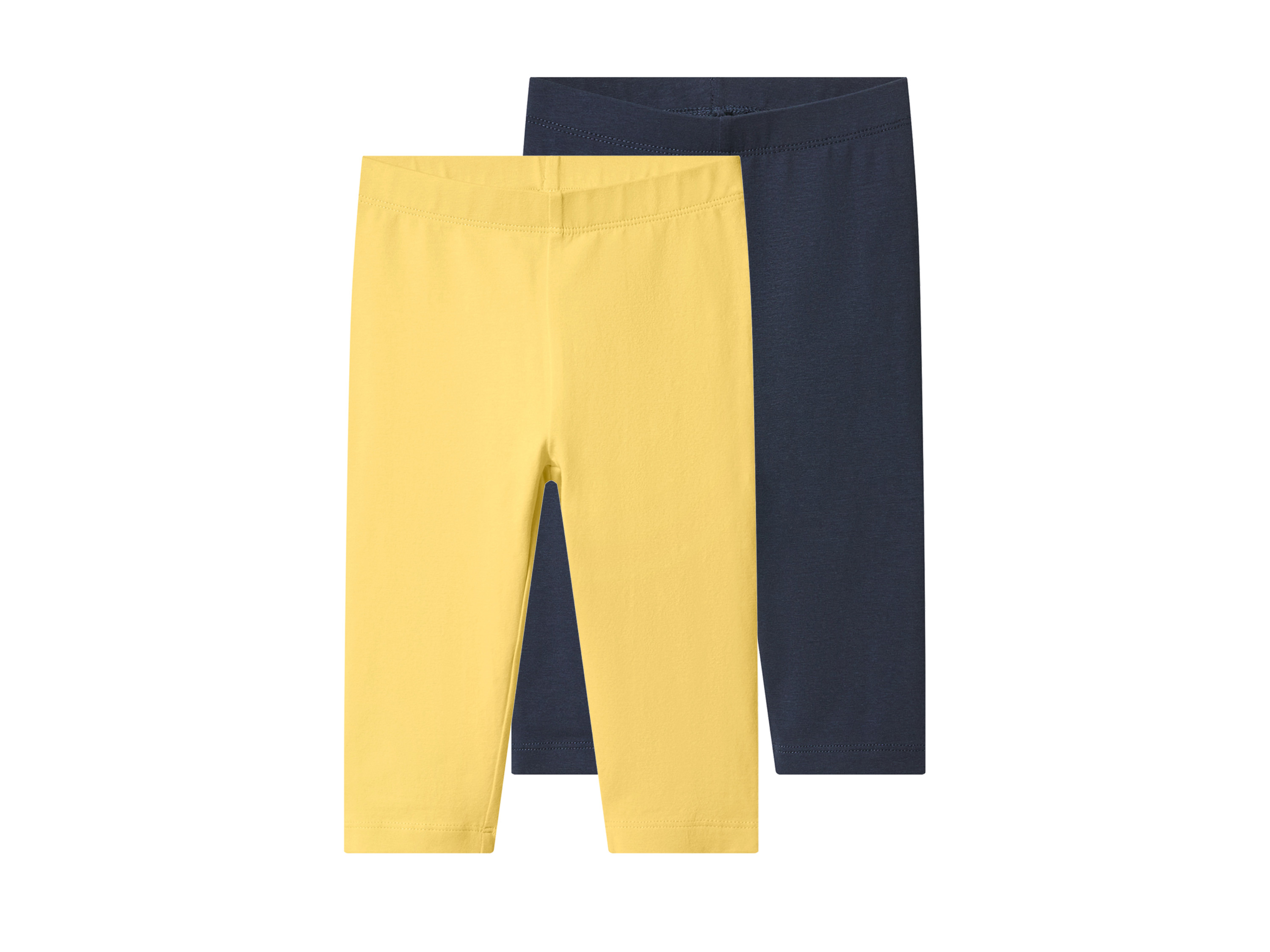 LUPILU® Legginsy capri dziewczęce, 2 pary