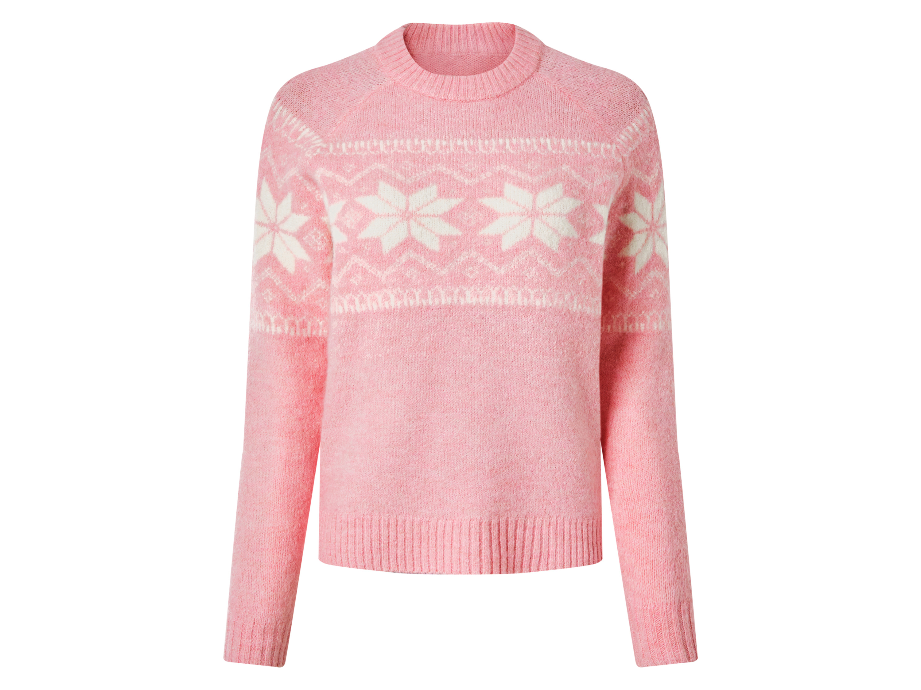 ESMARA® Sweter damski ze wzorem w stylu norweskim 