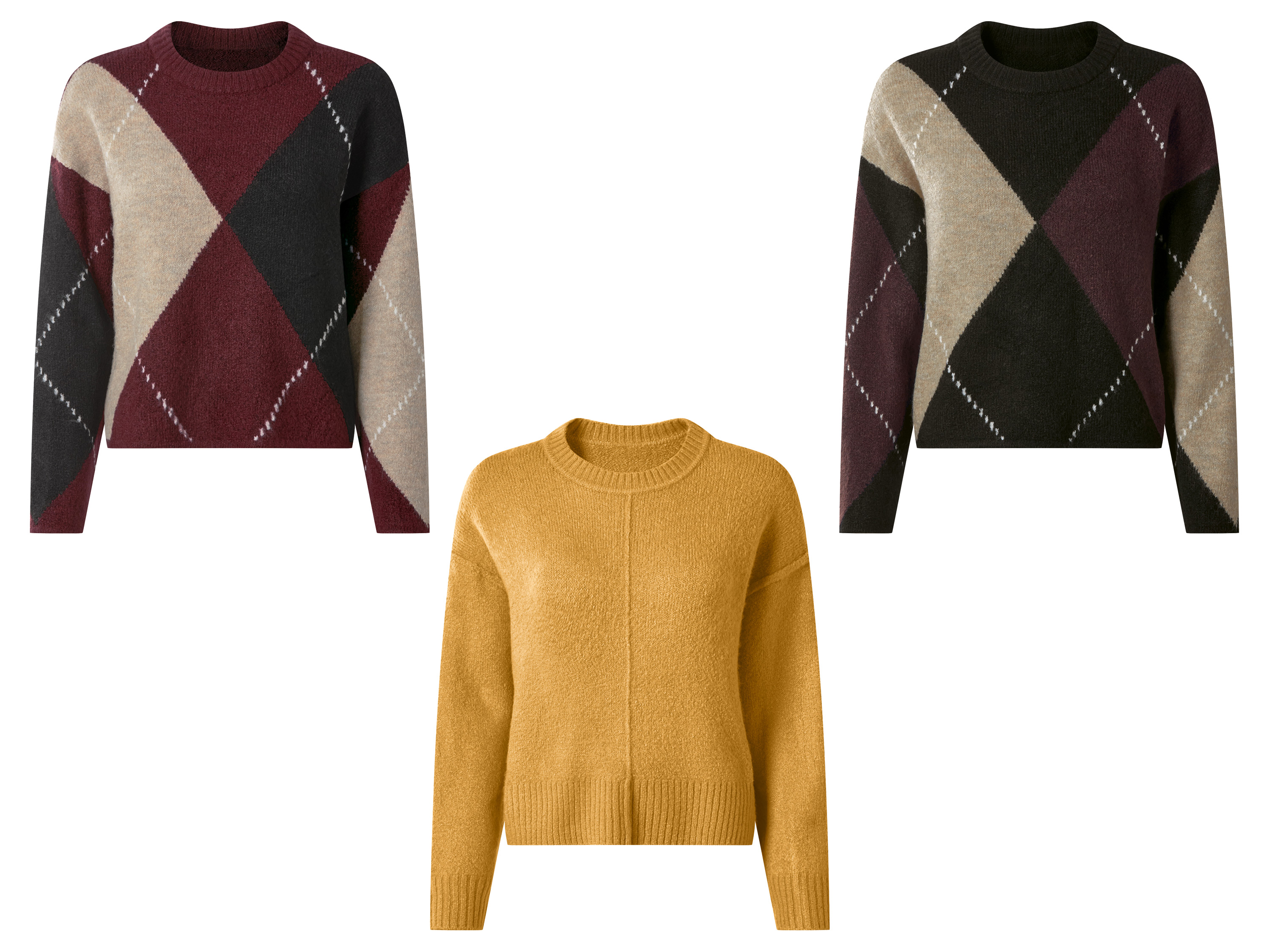 ESMARA® Sweter damski o grubym splocie