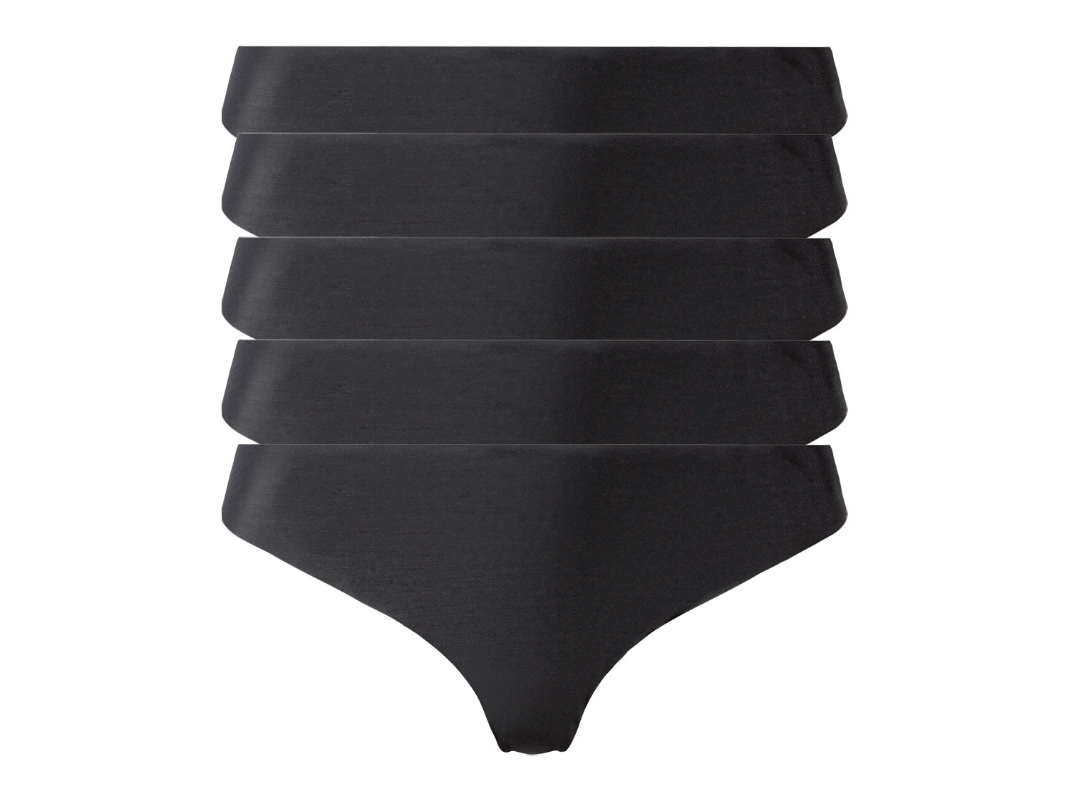 ESMARA® Stringi damskie cięte laserowo, 5 par 