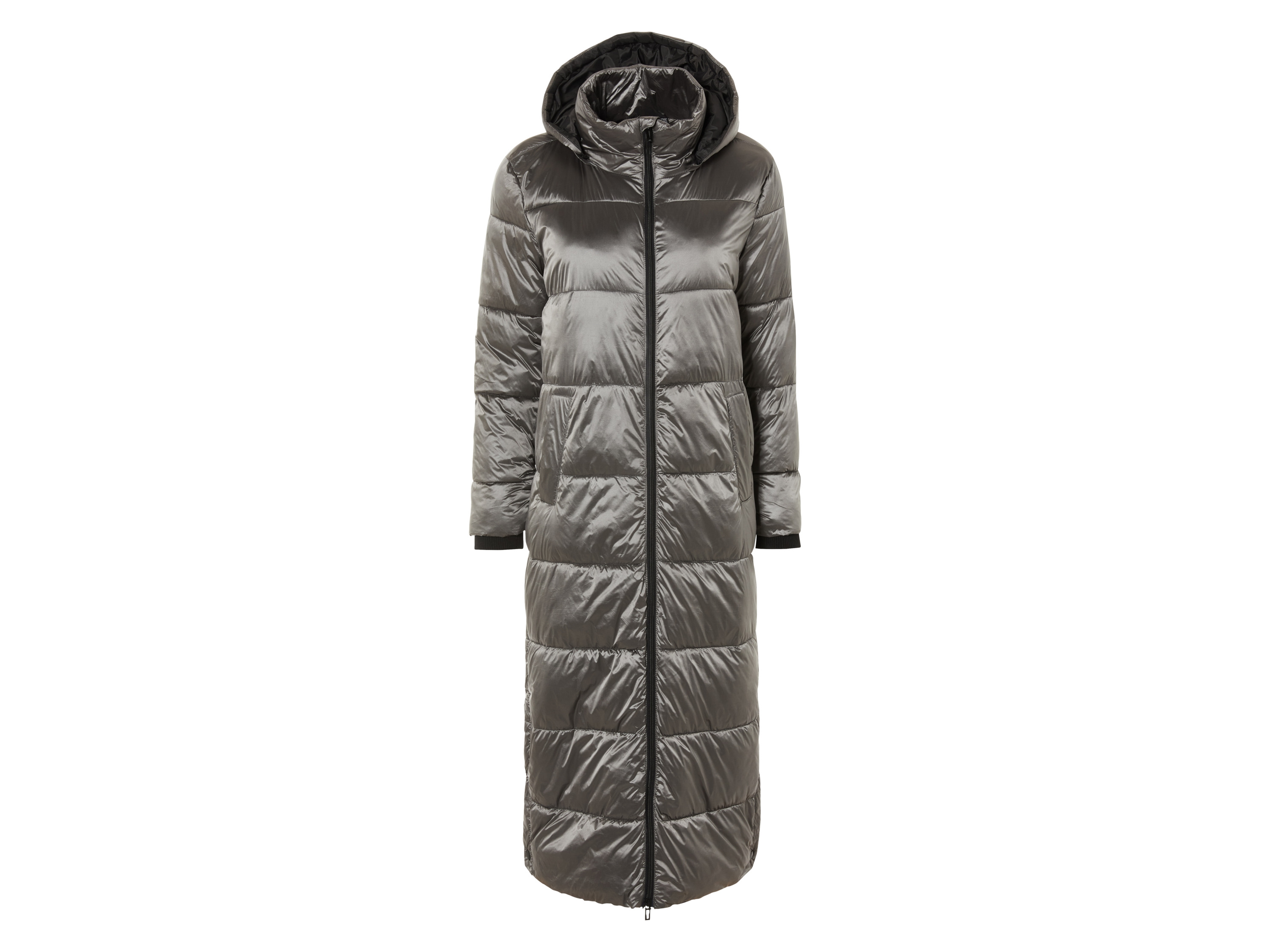 ESMARA® Pikowany płaszcz damski maxi 