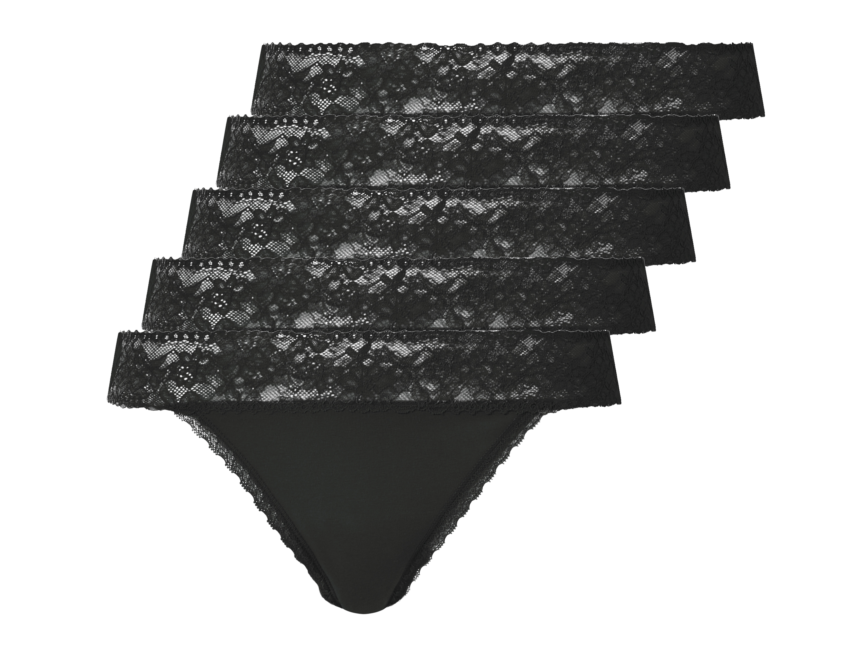 ESMARA® Majtki stringi damskie, 5 par
