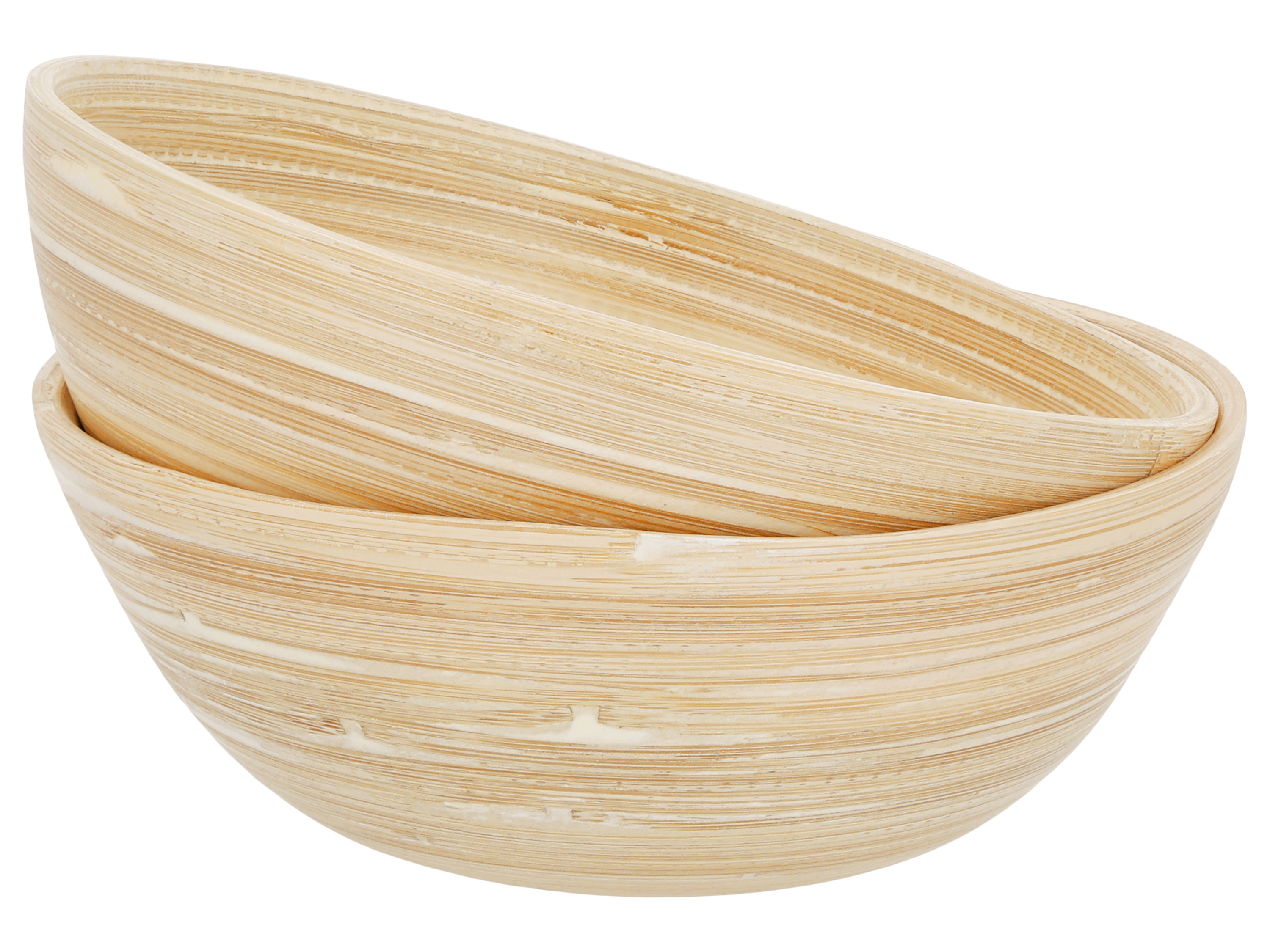 SILVERCREST® Miska bambusowa / Zestaw misek bambusowych (Zestaw 2 misek)