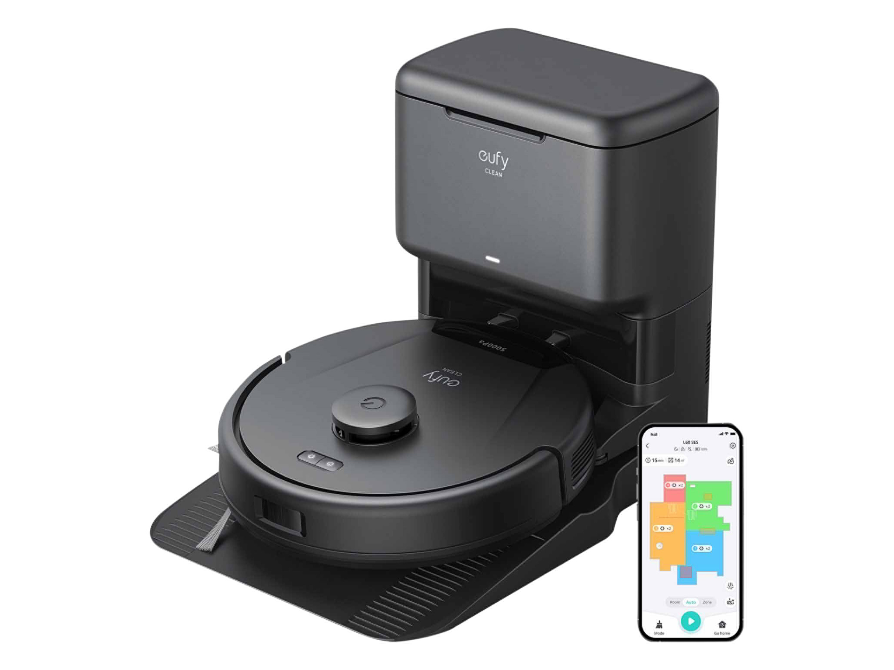 EUFY Robot odkurzająco-mopujący ze stacją opróżniającą L60 Hybrid