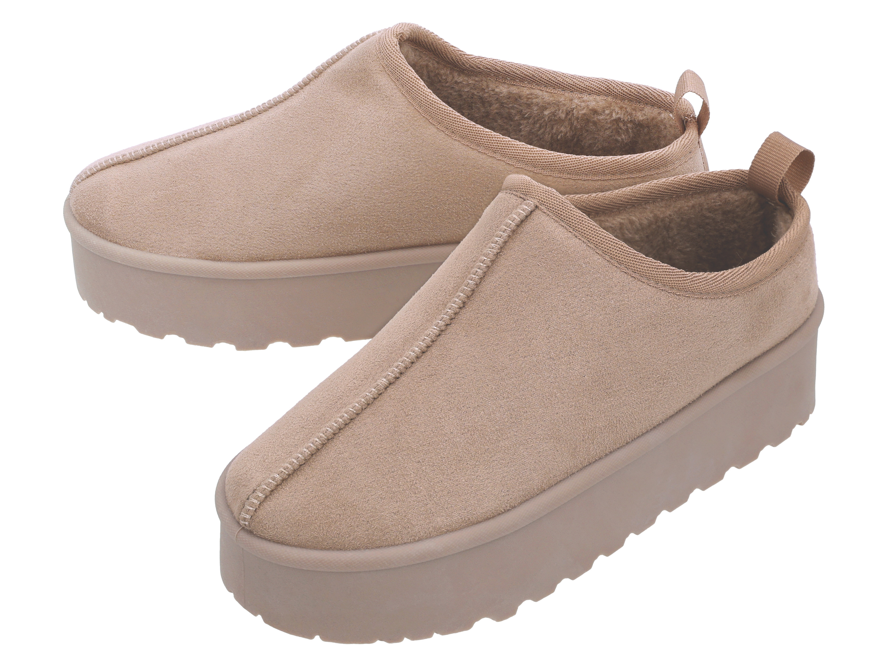 ESMARA® Ocieplane klapki mule damskie 