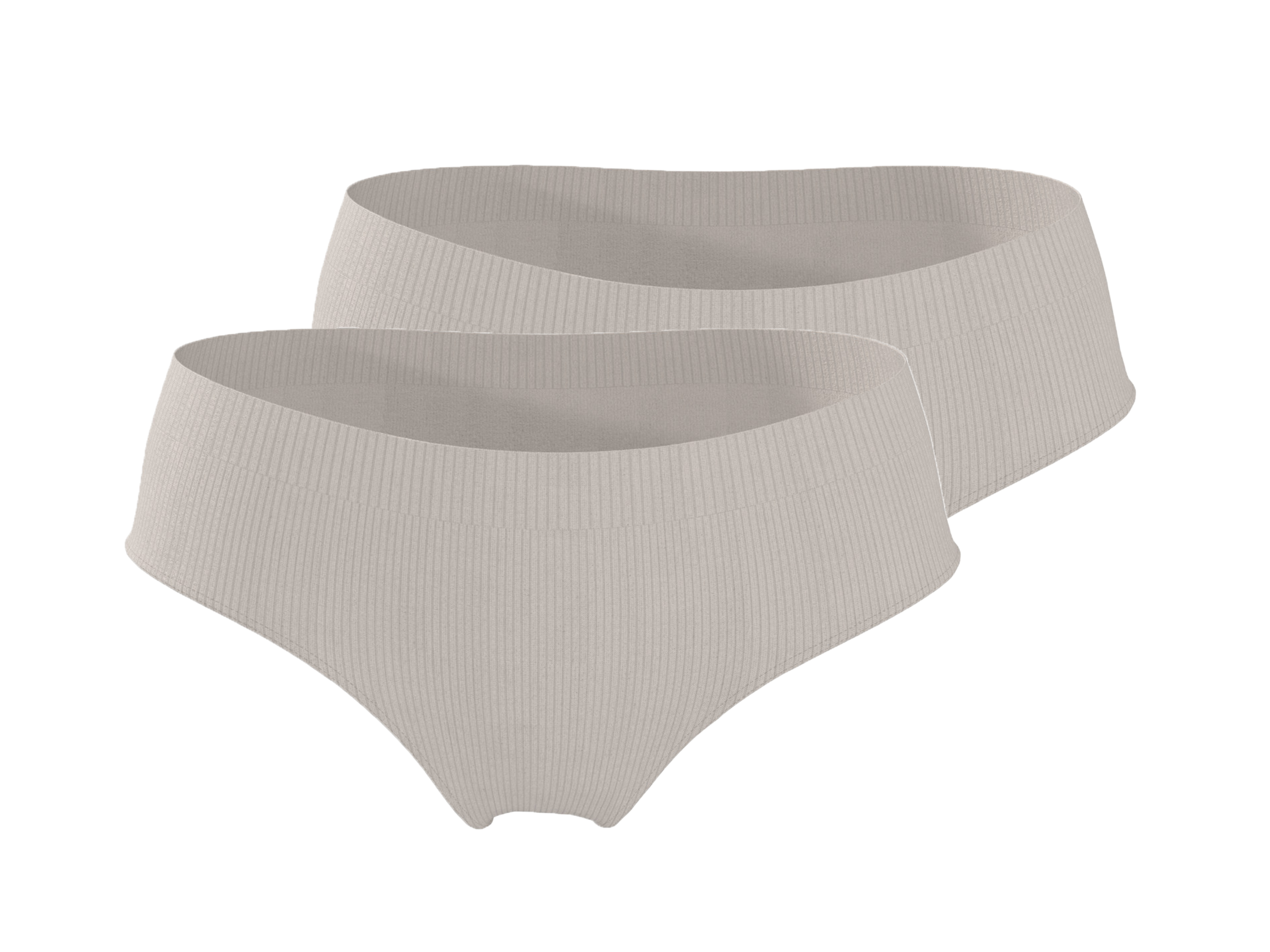 ESMARA® Majtki hipster damskie bezszwowe, 2 pary 