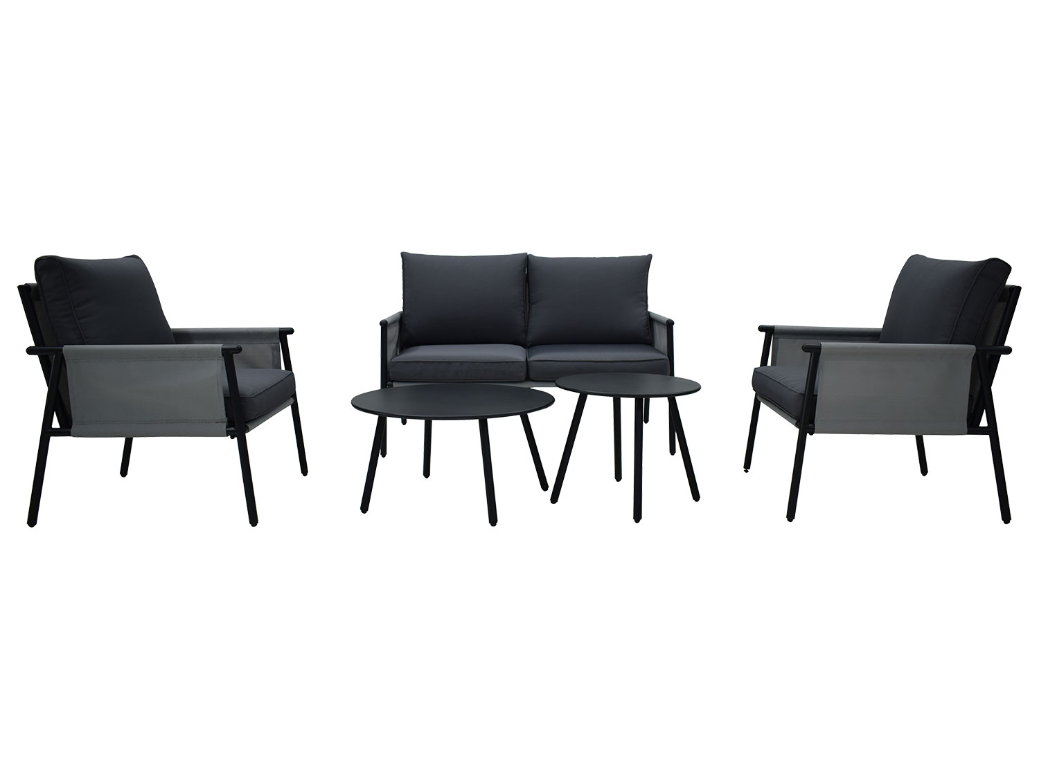 QUADRATO OUTDOOR Komplet wypoczynkowy Textilen, 5 elementów