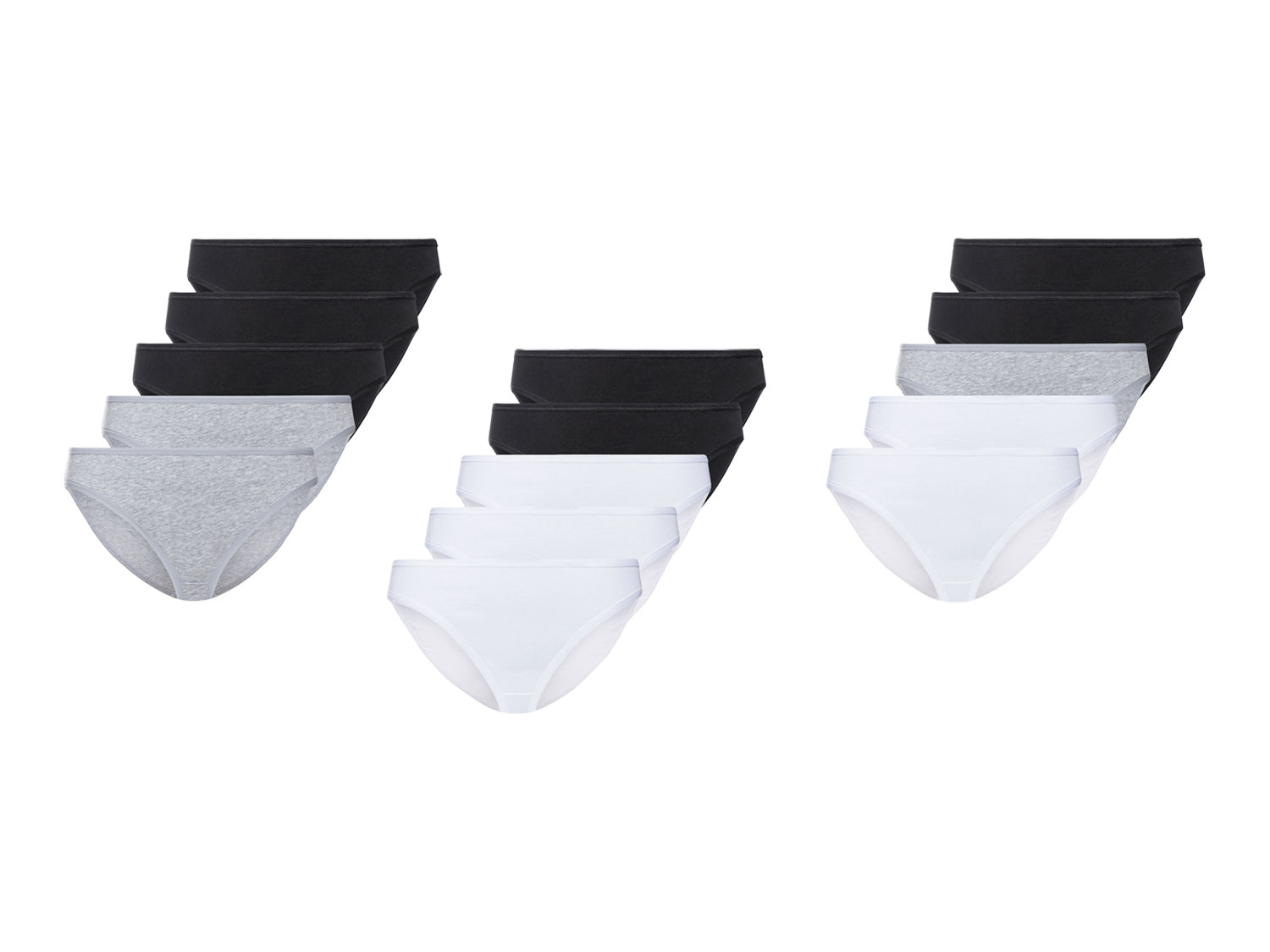 ESMARA® Figi damskie XXL z bawełny, 5 par