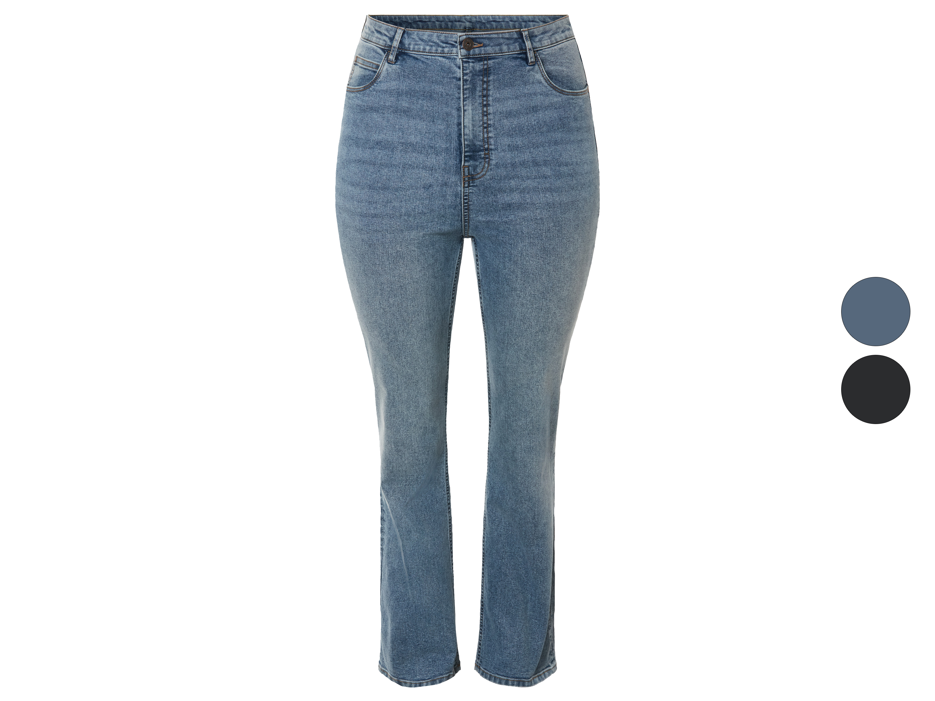 ESMARA® Jeansy damskie PLUS SIZE XXL, skinny fit, wysoki stan